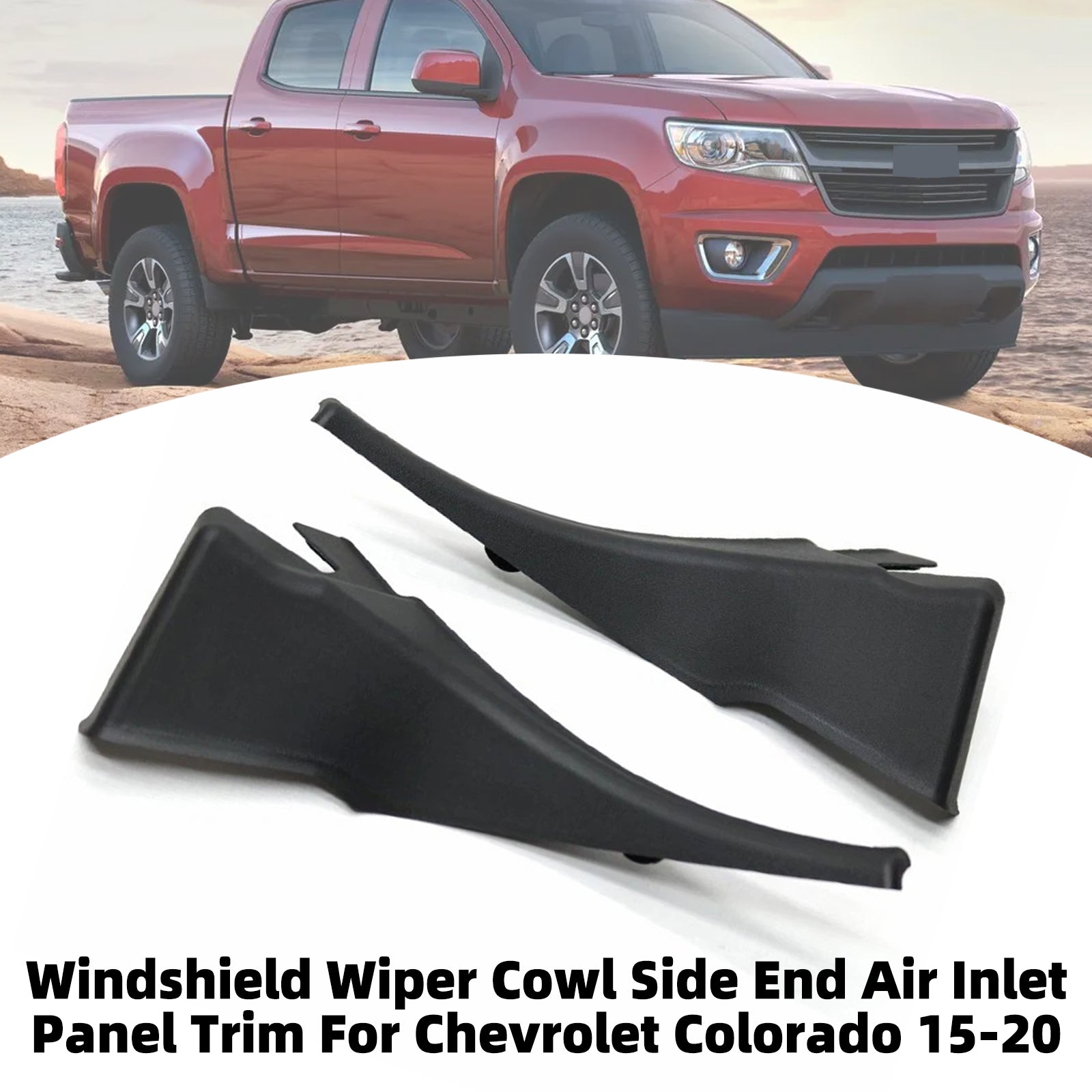 Panneau D'extrémité Latérale Déflecteur Entrée D'air Pour Chevrolet Colorado