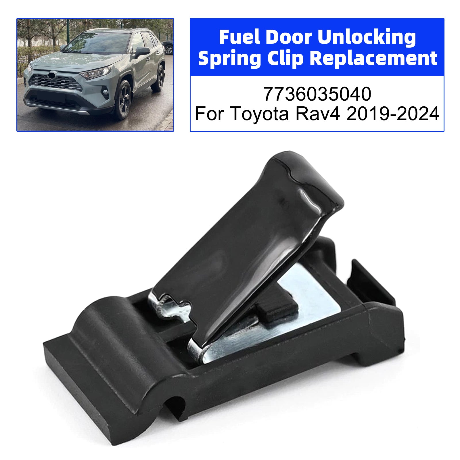 Ressort Clip Déverrouillage Trappe Carburant 7736035040 Pour Toyota Camry