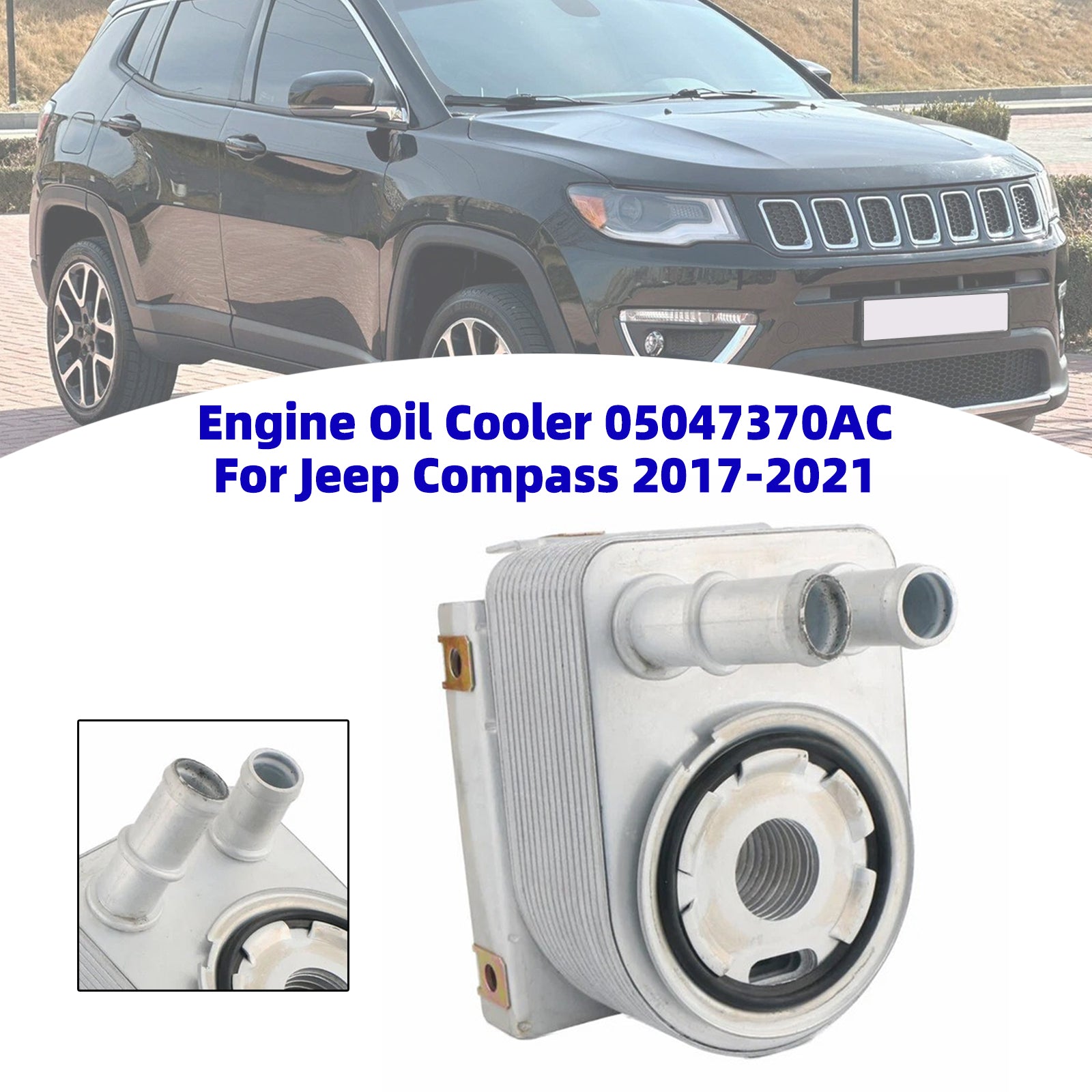 Refroidisseur d'Huile Moteur 05047370AC Pour Jeep Compass 2017-2021