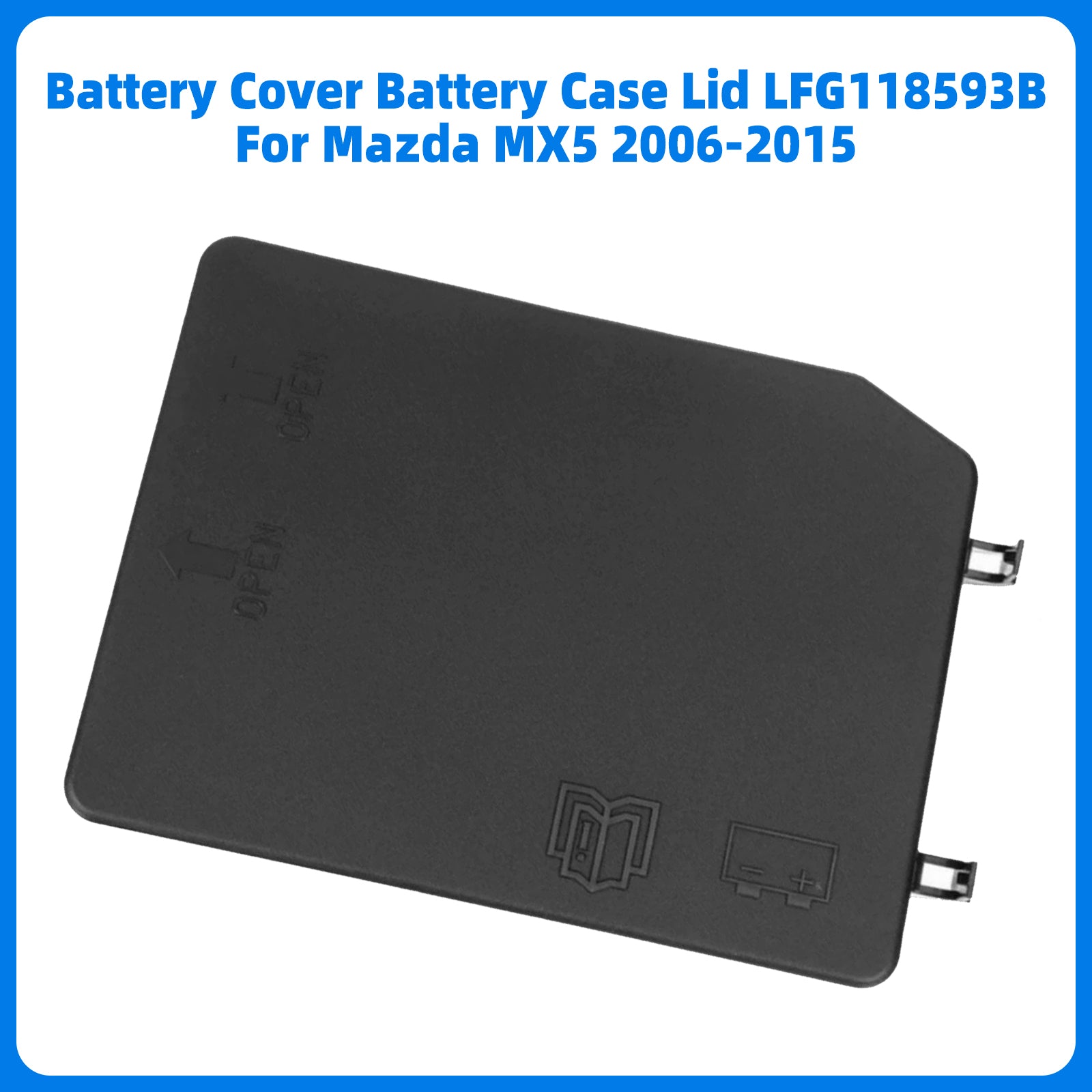 Cache Batterie Couvercle Boîtier Batterie LFG118593B Pour Mazda MX5 2006-2015