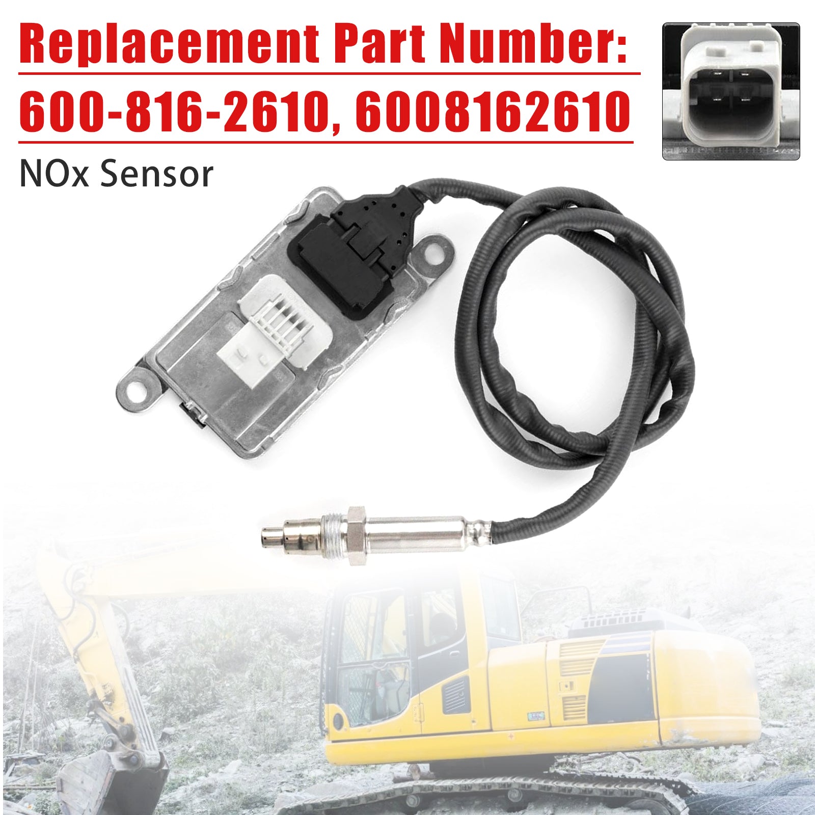 Capteur D'Oxyde D'Azote Nox 600-816-2610 Pour Komatsu PC360LC-11