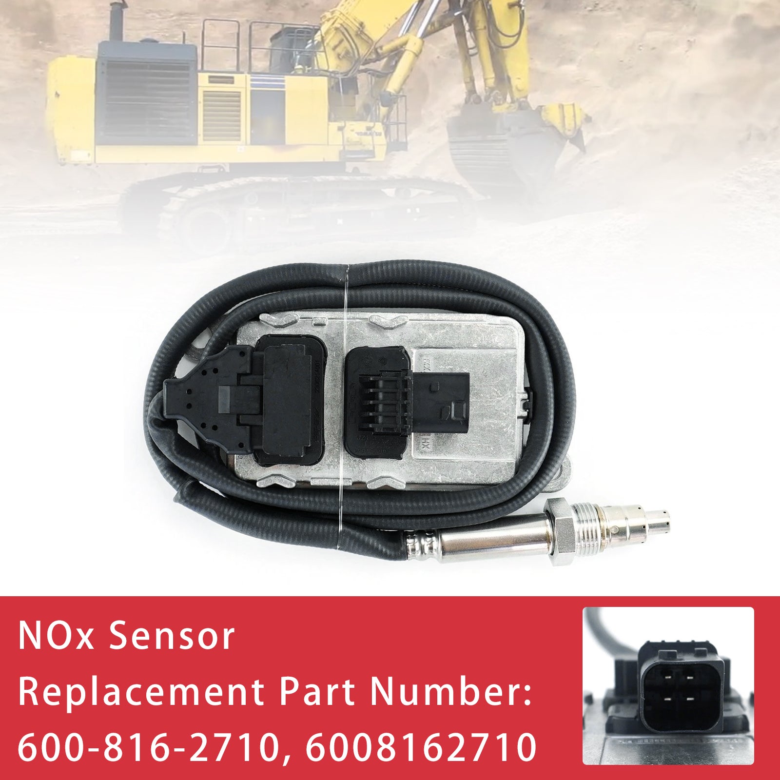 Capteur D'Oxyde D'Azote Nox 600-816-2710 6008162710 Pour Komatsu Pelle
