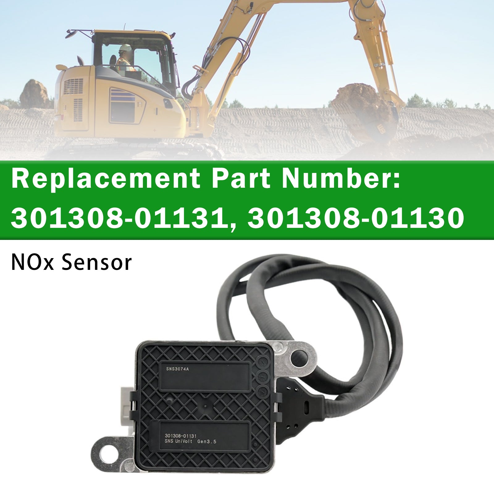 Capteur De Nox D'Oxyde D'Azote 301308-01131 301308-01130 Pour Doosan Dx160 Dx170