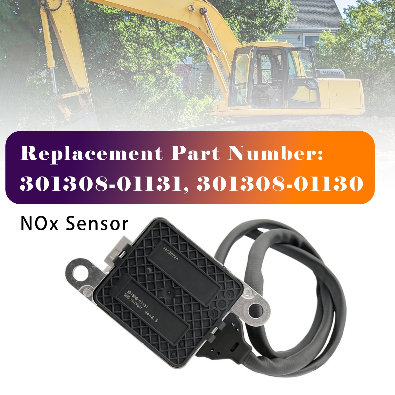 Capteur De Nox D'Oxyde D'Azote 301308-01131 301308-01130 Pour Doosan Dx160 Dx170