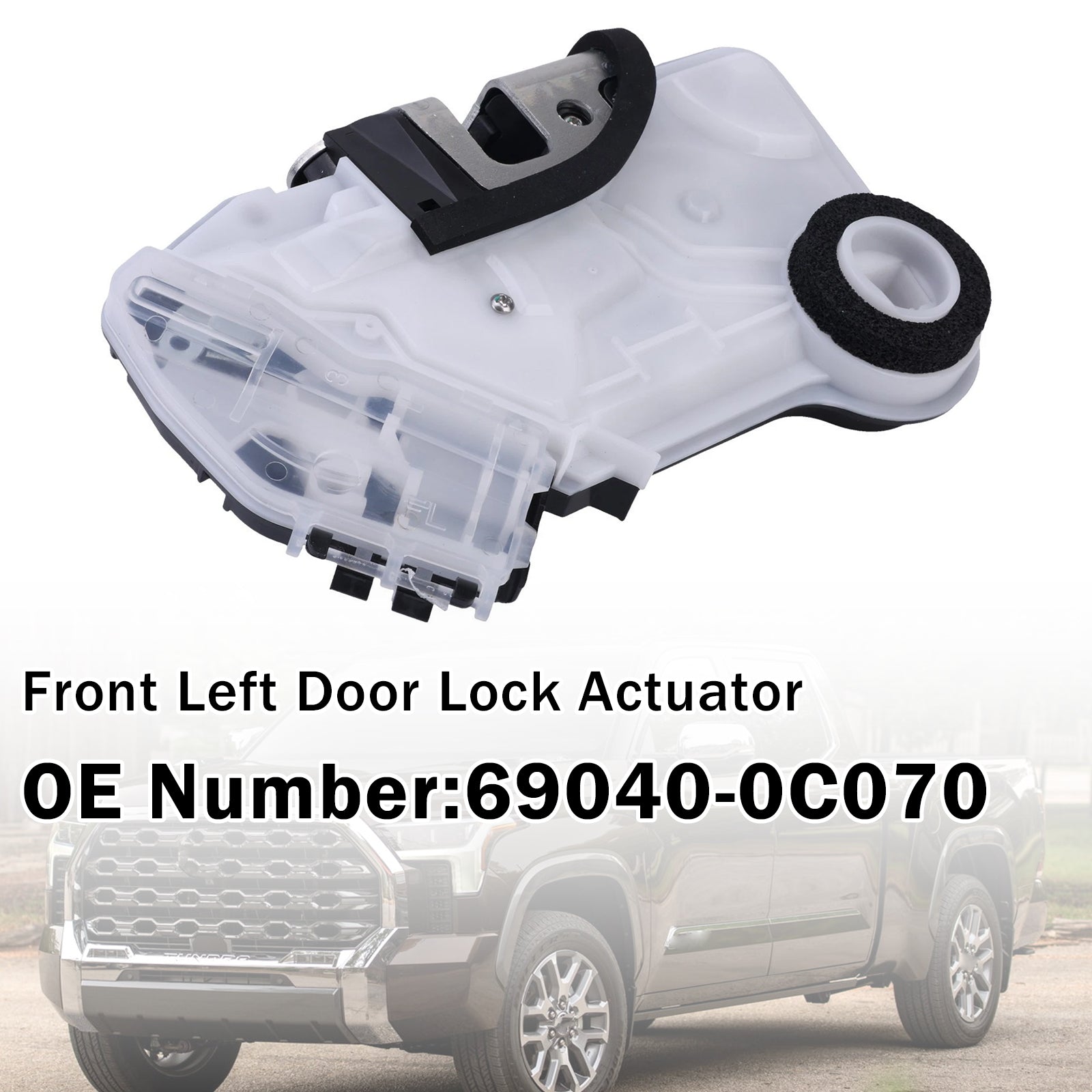 Actionneur Serrure Porte Avant Gauche 69040‑0C070 Pour Toyota Tundra 2022‑2024