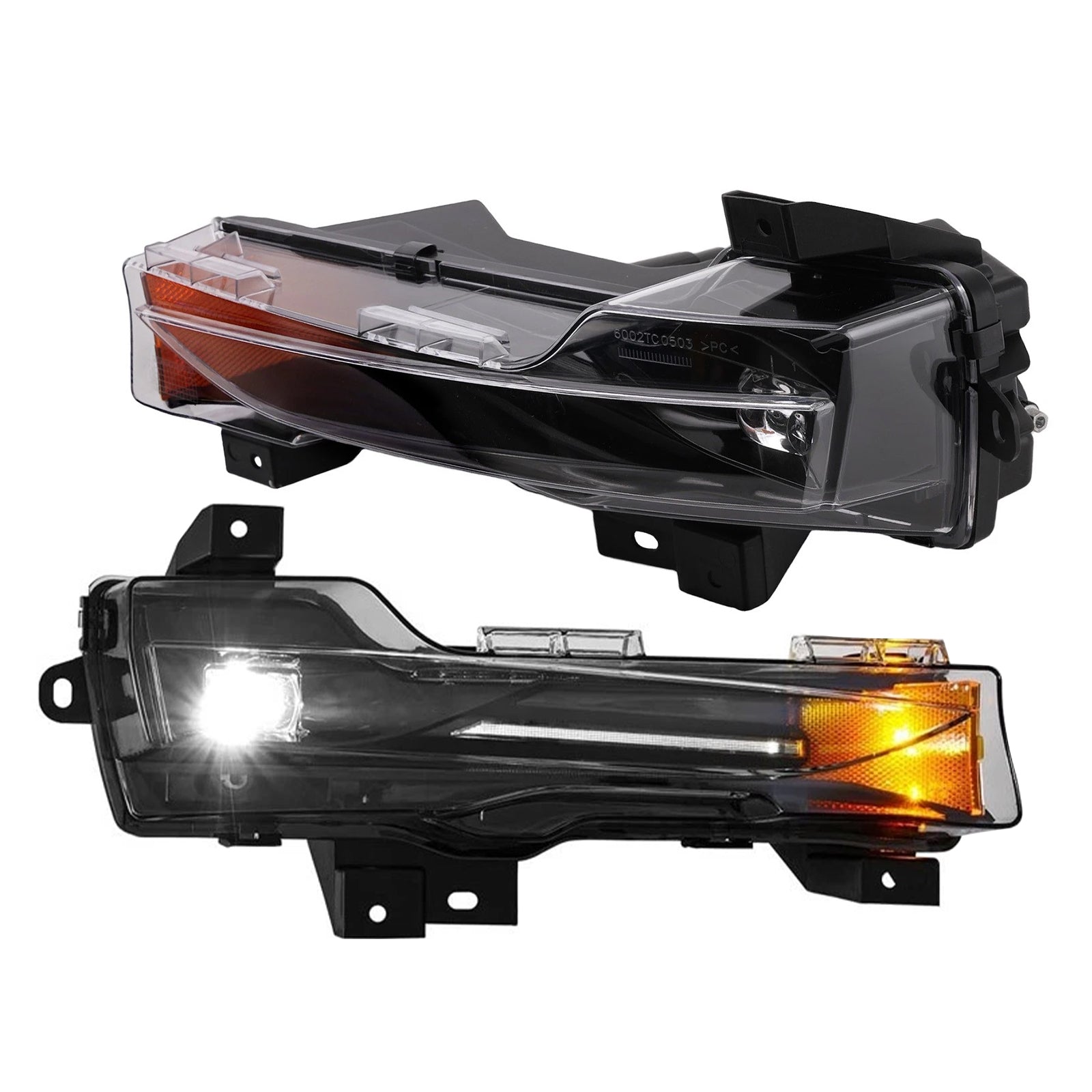 Paire Phares Anti‑Brouillard LED DRL Pour Tesla Model 3 2017‑2023