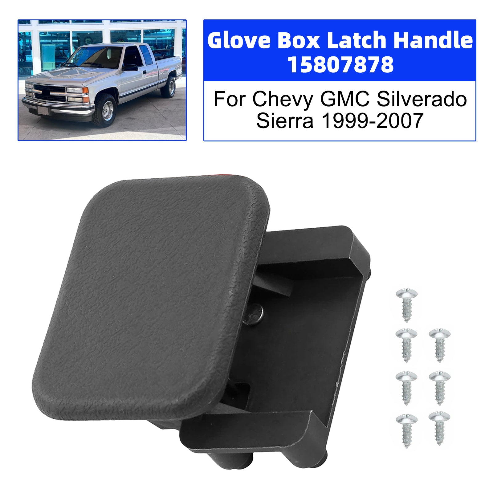 Poignée Verrouillage Boîte à Gants 15807878 Pour Chevy GMC Silverado Sierra