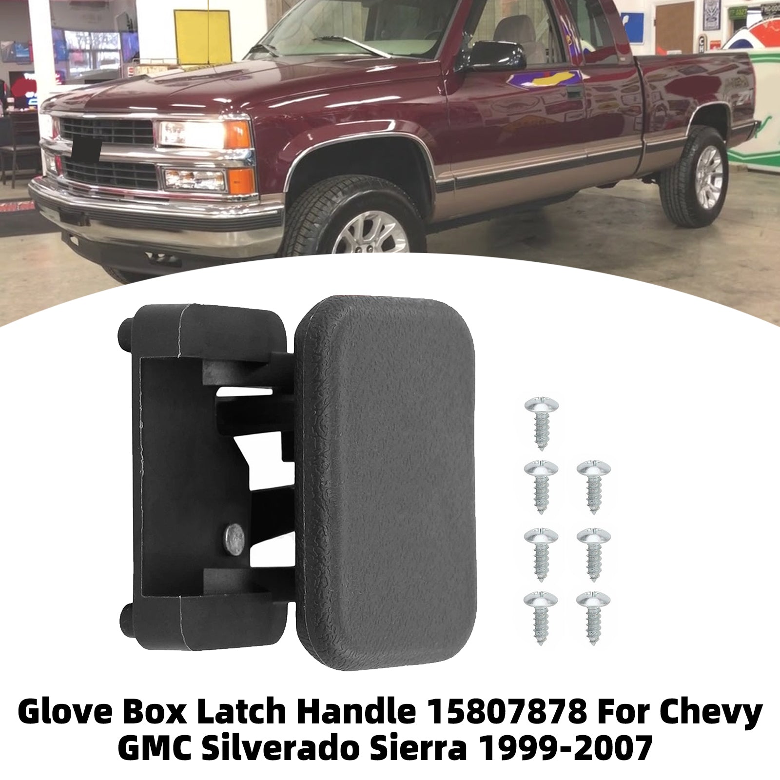 Poignée Verrouillage Boîte à Gants 15807878 Pour Chevy GMC Silverado Sierra