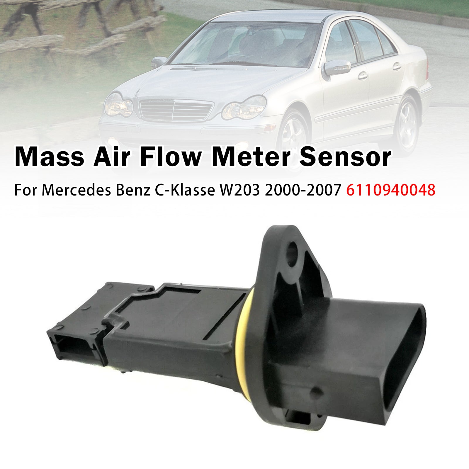 Capteur Débit Air Massique Pour Mercedes Benz C-Klasse W203 2000-2007 6110940048