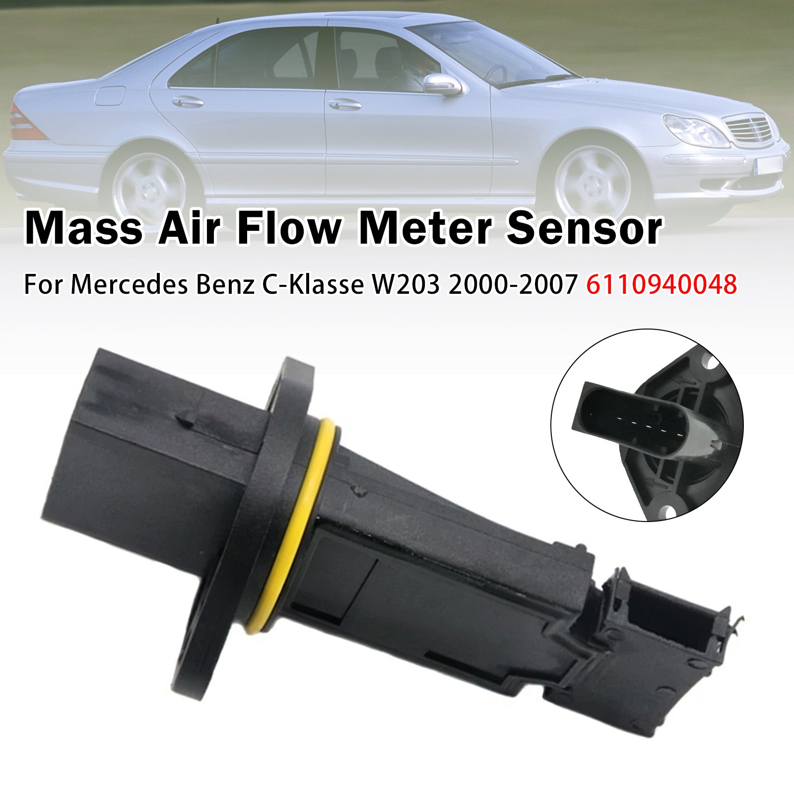 Capteur Débit Air Massique Pour Mercedes Benz C-Klasse W203 2000-2007 6110940048