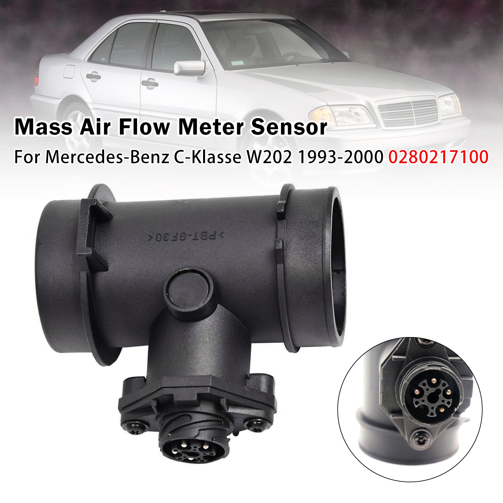 Capteur Débit Air Massique Pour Mercedes-Benz C-Klasse W202 1993-2000 0280217100