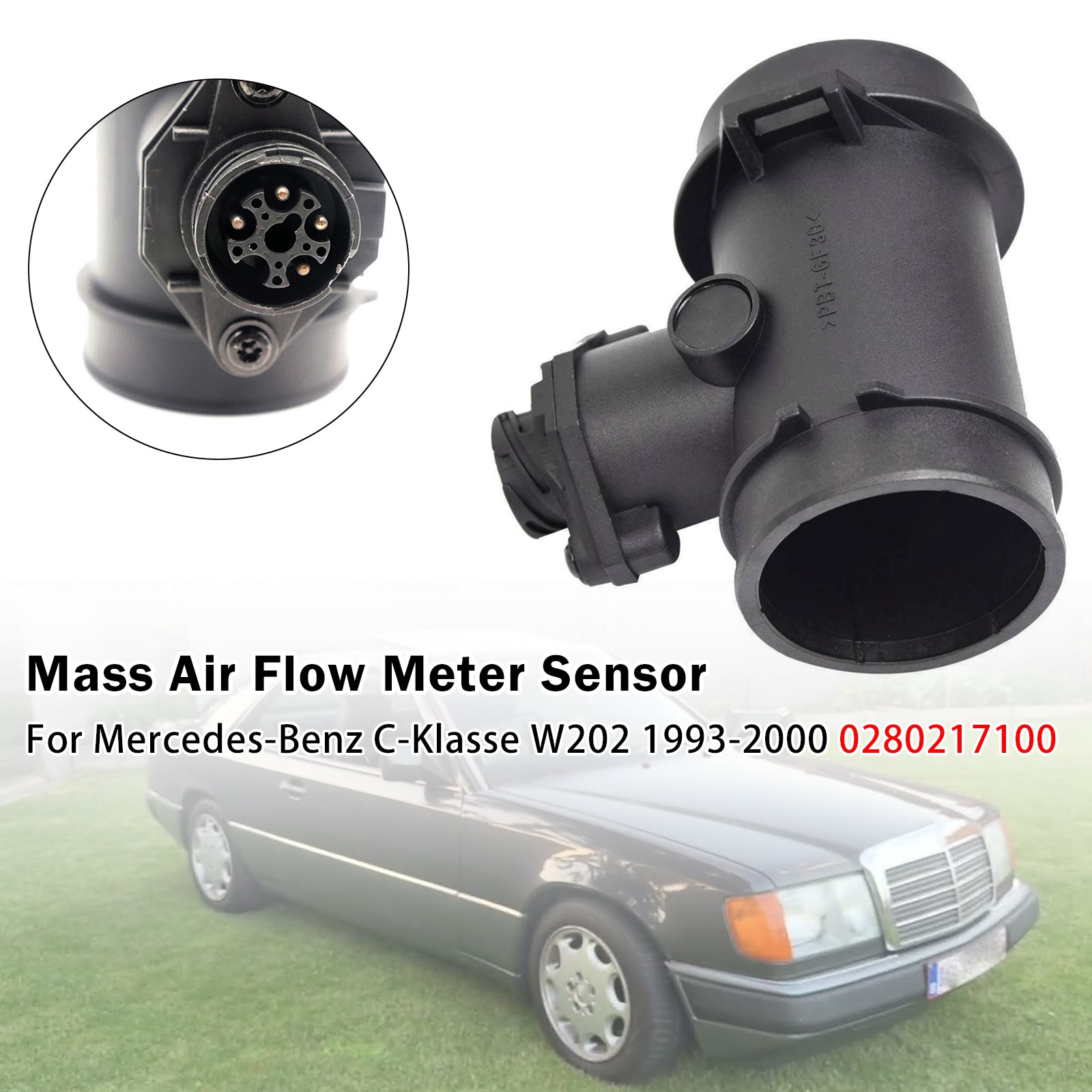 Capteur Débit Air Massique Pour Mercedes-Benz C-Klasse W202 1993-2000 0280217100