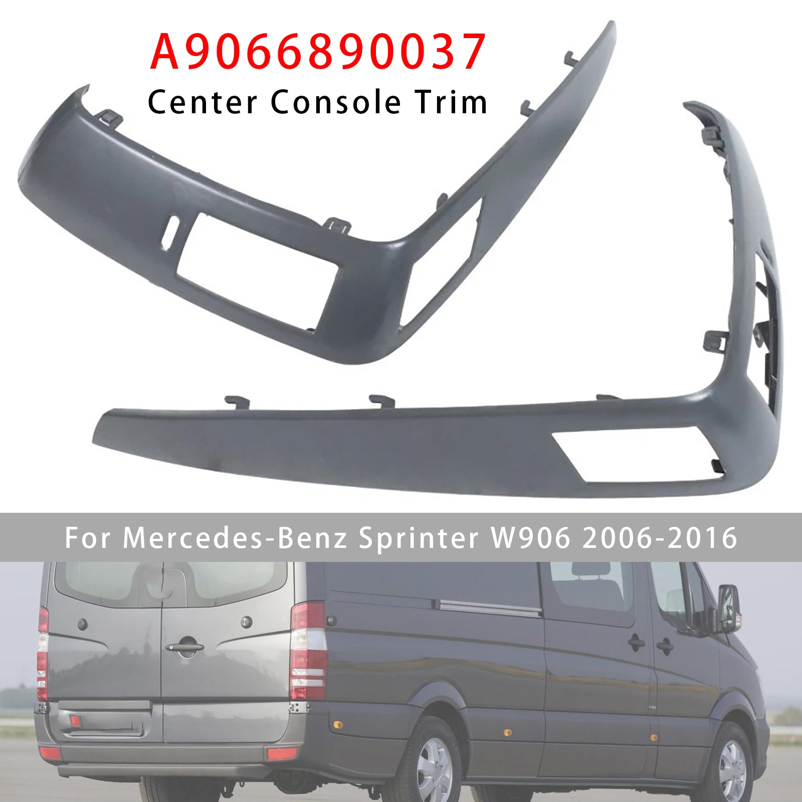 Calandre d'Aération de Capot Grise Pour Mercedes-Benz Sprinter W906 2006-2016