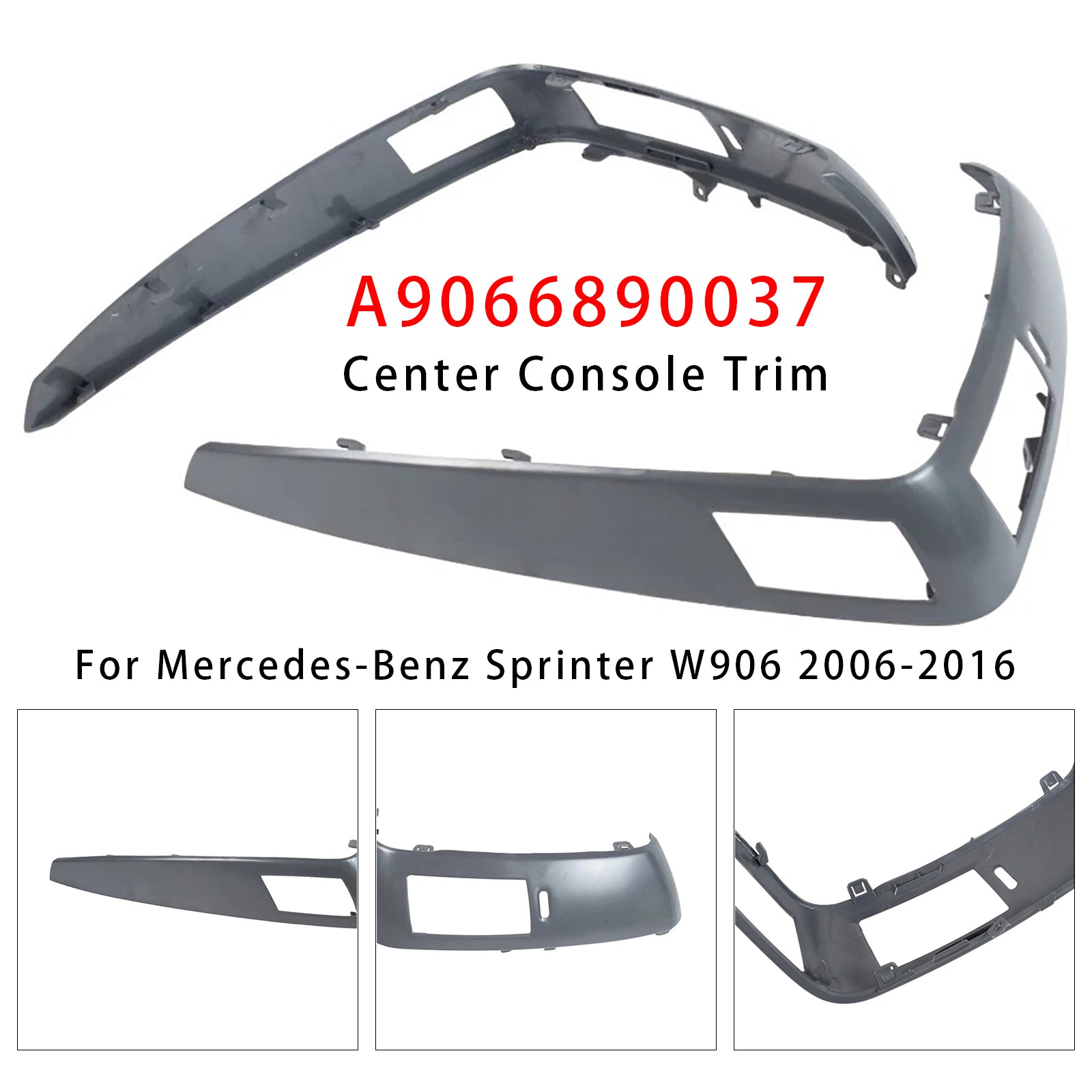 Calandre d'Aération de Capot Grise Pour Mercedes-Benz Sprinter W906 2006-2016