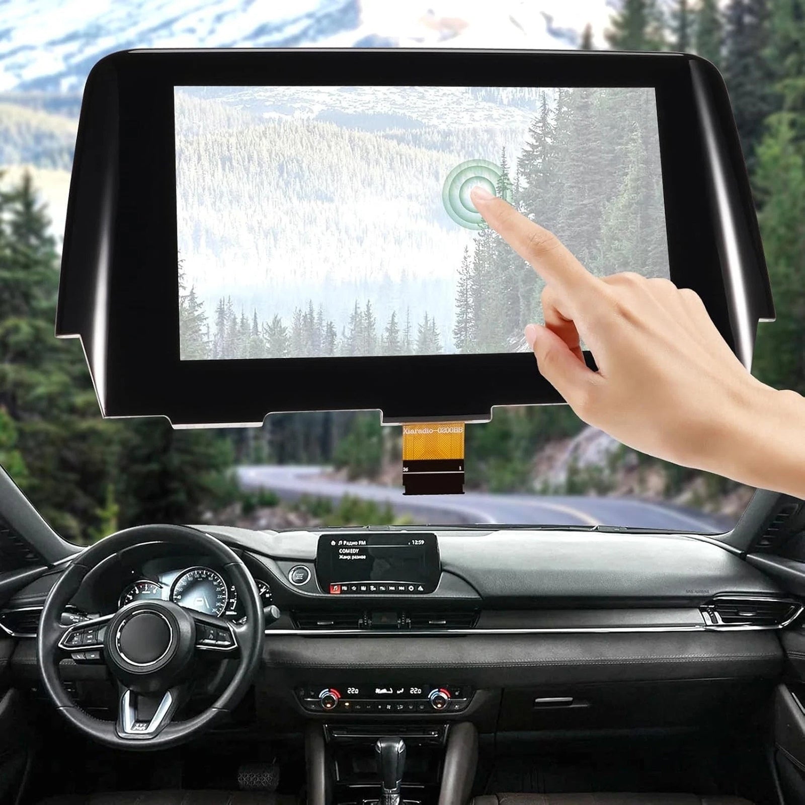 Digitiseur d'Écran Tactile de 7" GML8611J0 Pour MAZDA 6 Radio 2015-2016 36 Pin