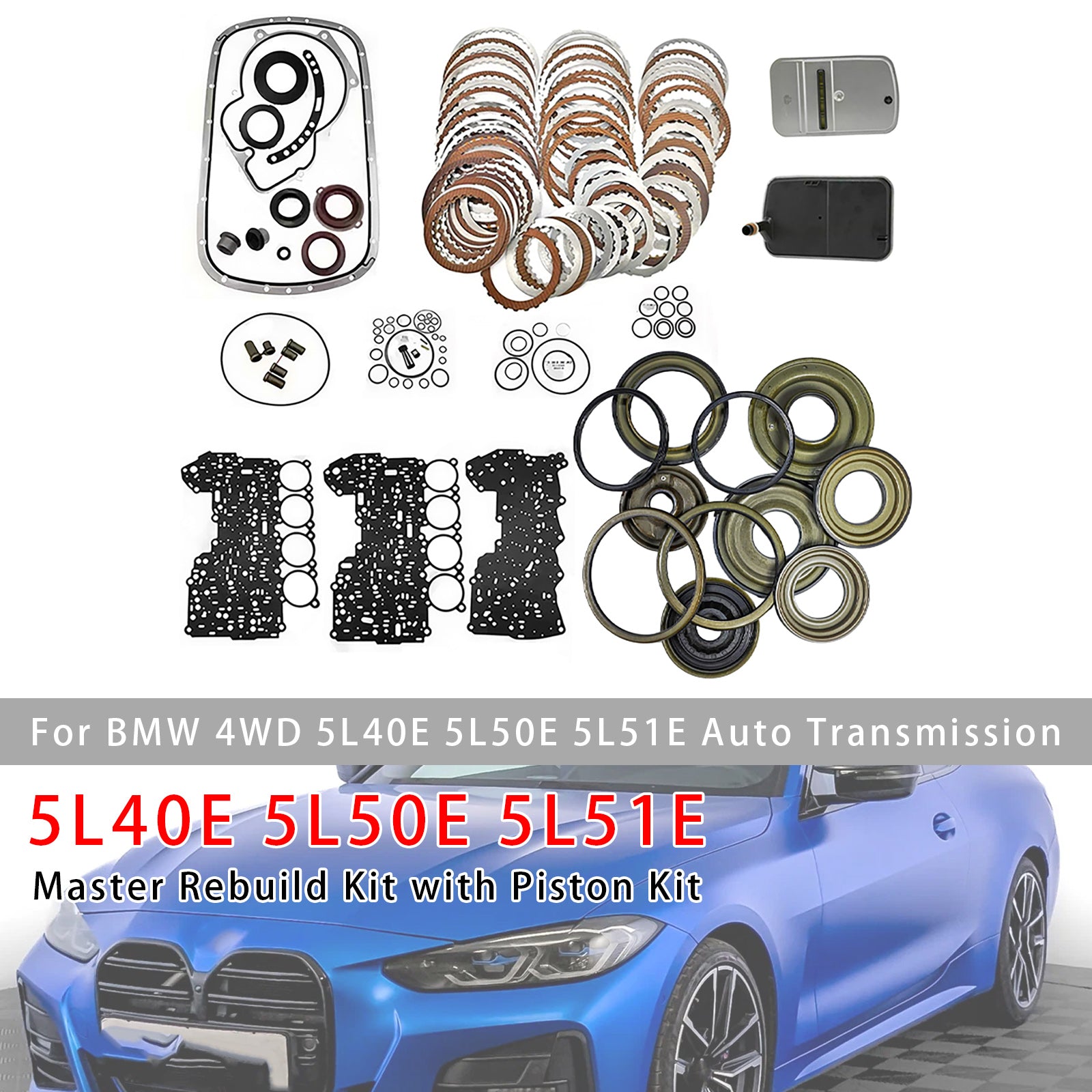 5L40E 5L50E Kit de Reconstruction Principal de Boîte Auto Piston Pour BMW 4WD