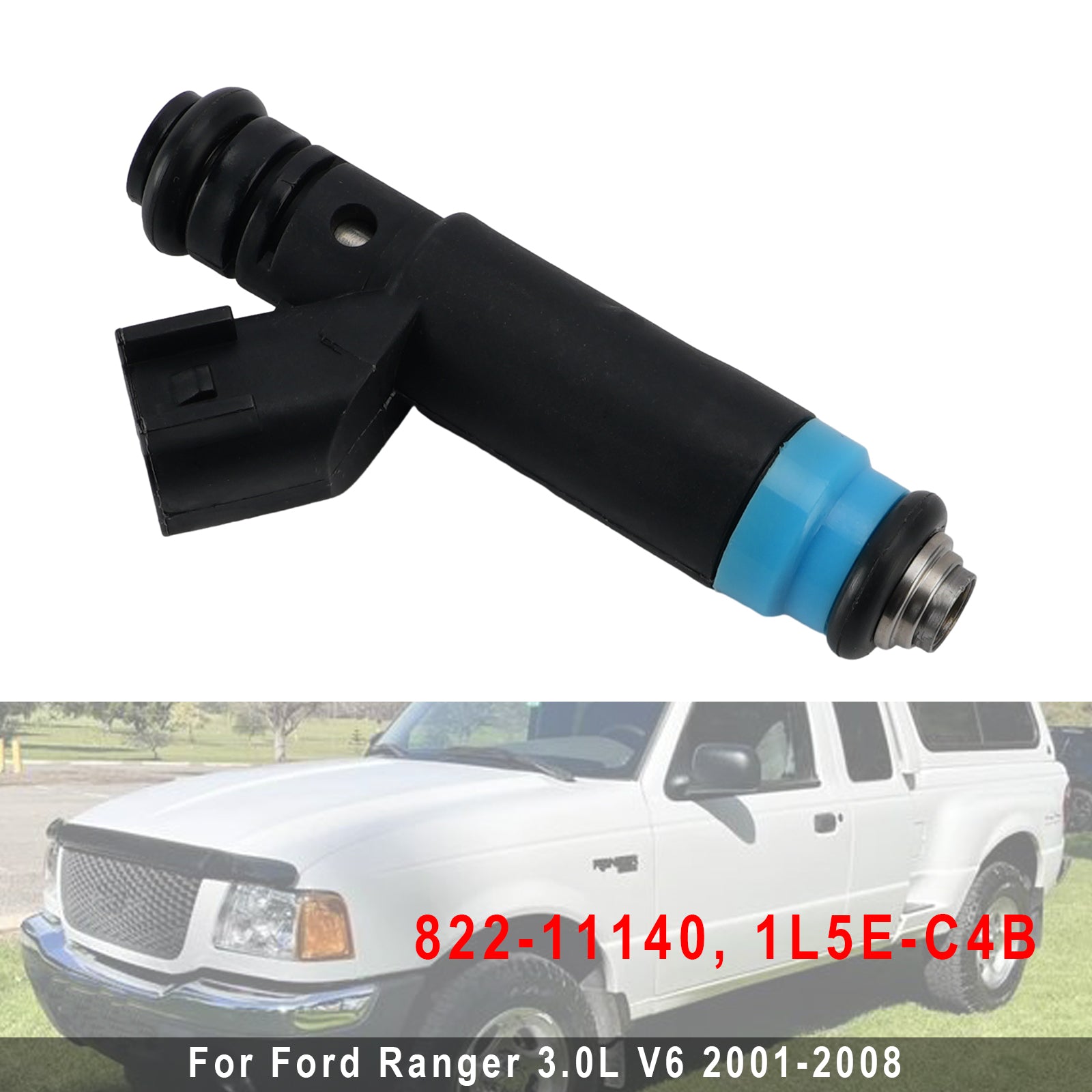 1X Injecteur Carburant Pour Pourd Ranger 01-08 Pour Mazda B3000 02-08 1L5E-C4B