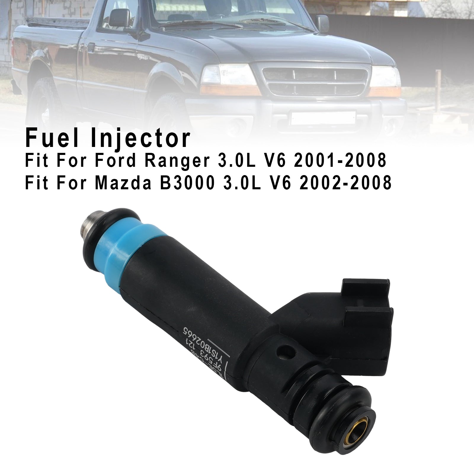 1X Injecteur Carburant Pour Pourd Ranger 01-08 Pour Mazda B3000 02-08 1L5E-C4B