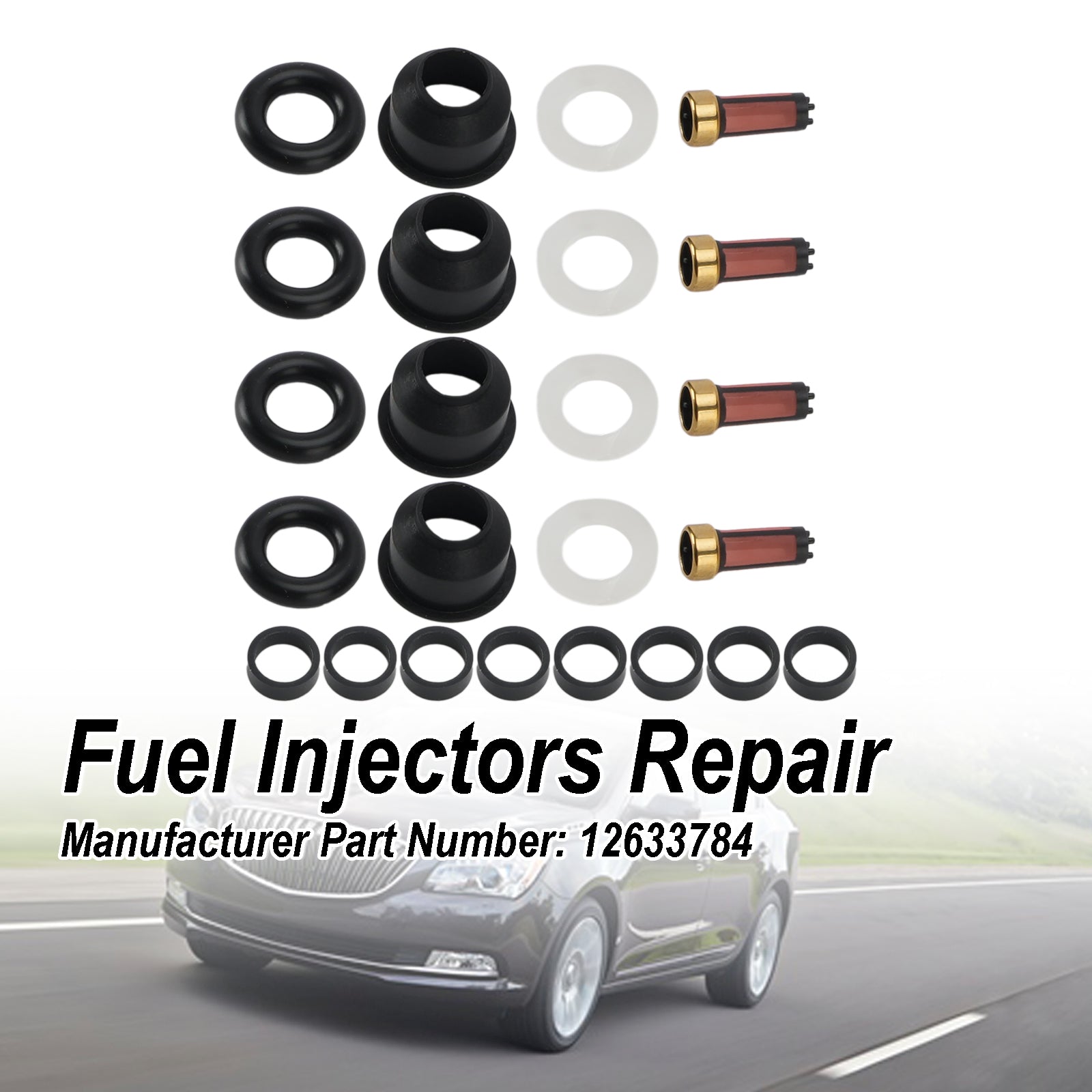 Injecteur Joint O-Ring 12633784 Pour Buick LaCrosse Regal 2.4L L4 2011-2016