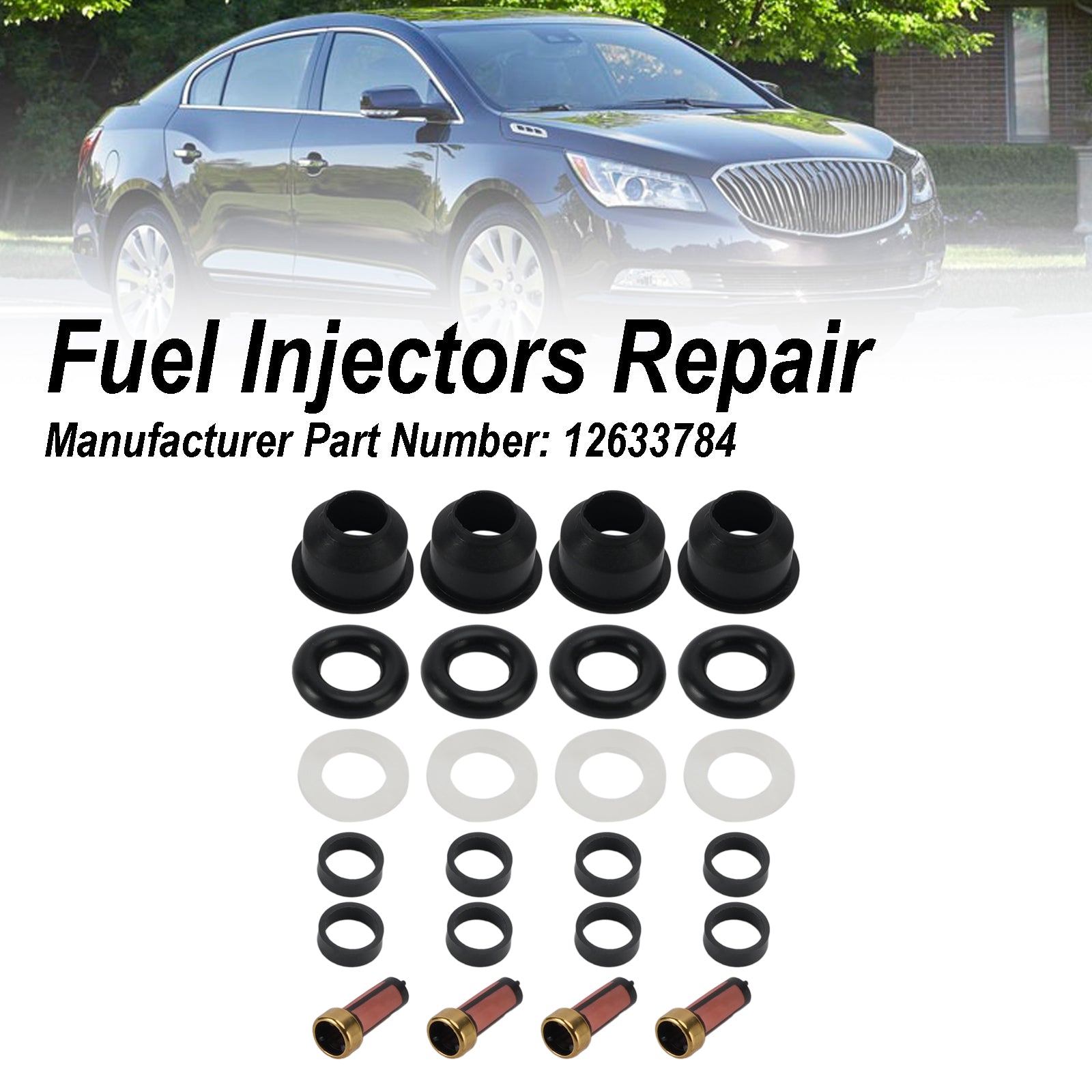 Injecteur Joint O-Ring 12633784 Pour Buick LaCrosse Regal 2.4L L4 2011-2016