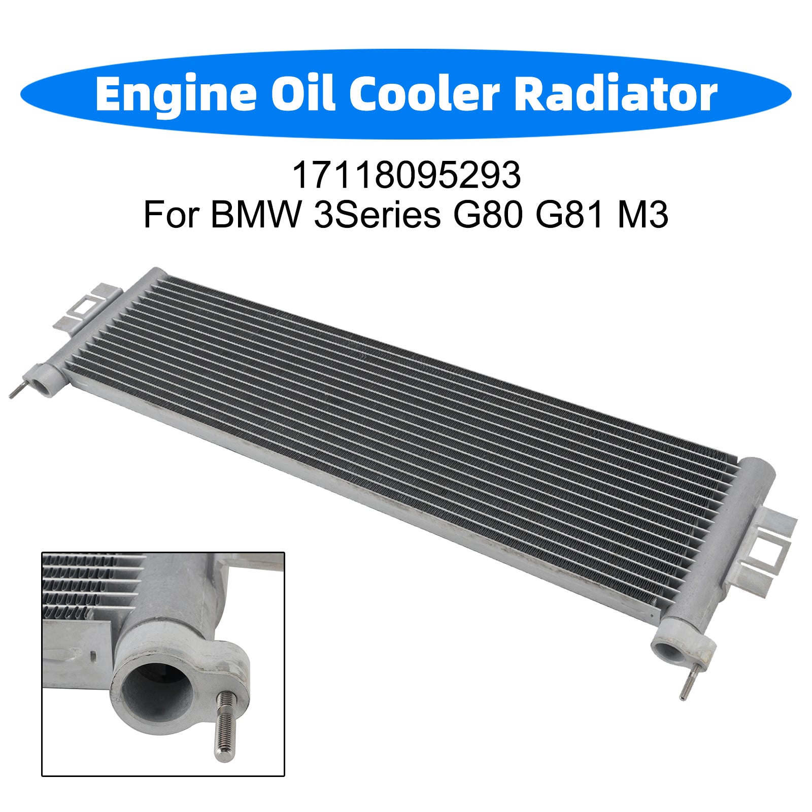 Refroidisseur d'Huile Moteur Radiateur 17118095293 Pour BMW Série 3 G80 G81 M3