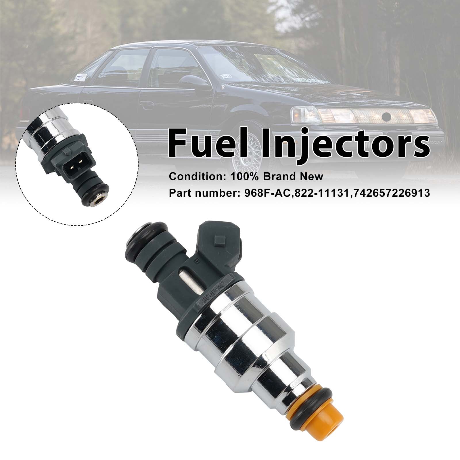 742657226913 Injecteurs de carburant 968F-AC 822-11131 pour Mercury Ford 2.0