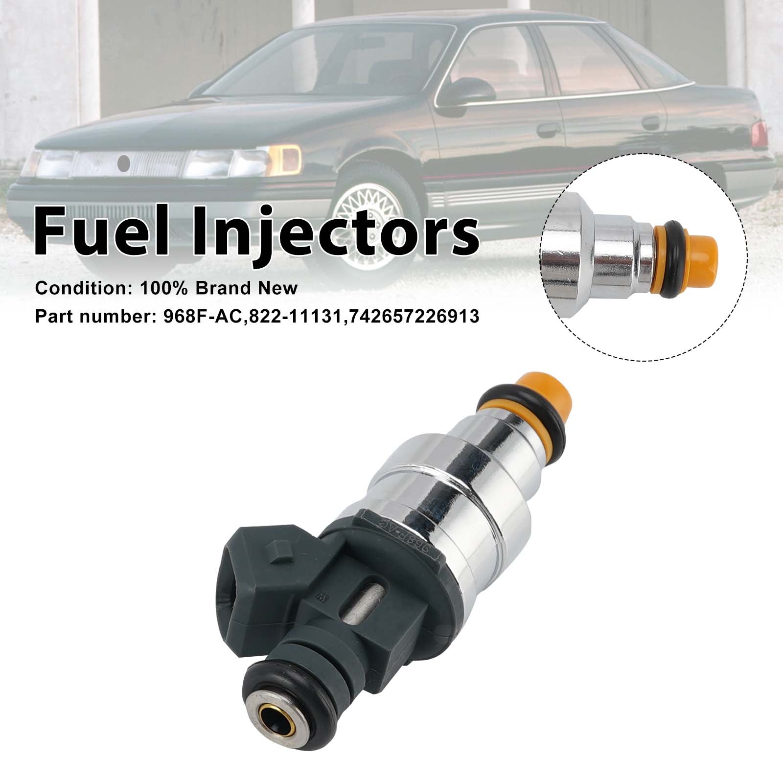 742657226913 Injecteurs de carburant 968F-AC 822-11131 pour Mercury Ford 2.0