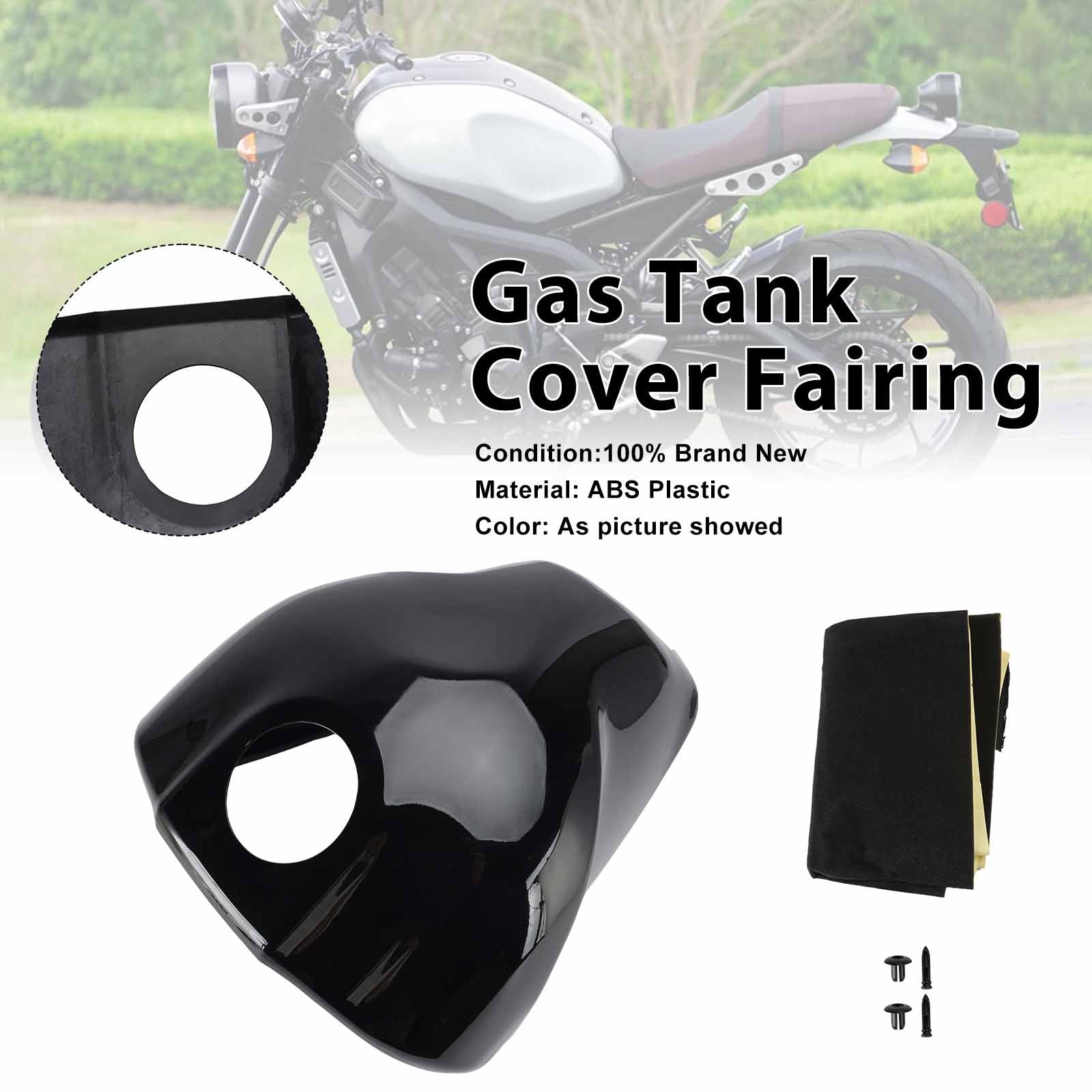 Protection de carénage arrière de réservoir pour Yamaha XSR900 2022-2025 Black
