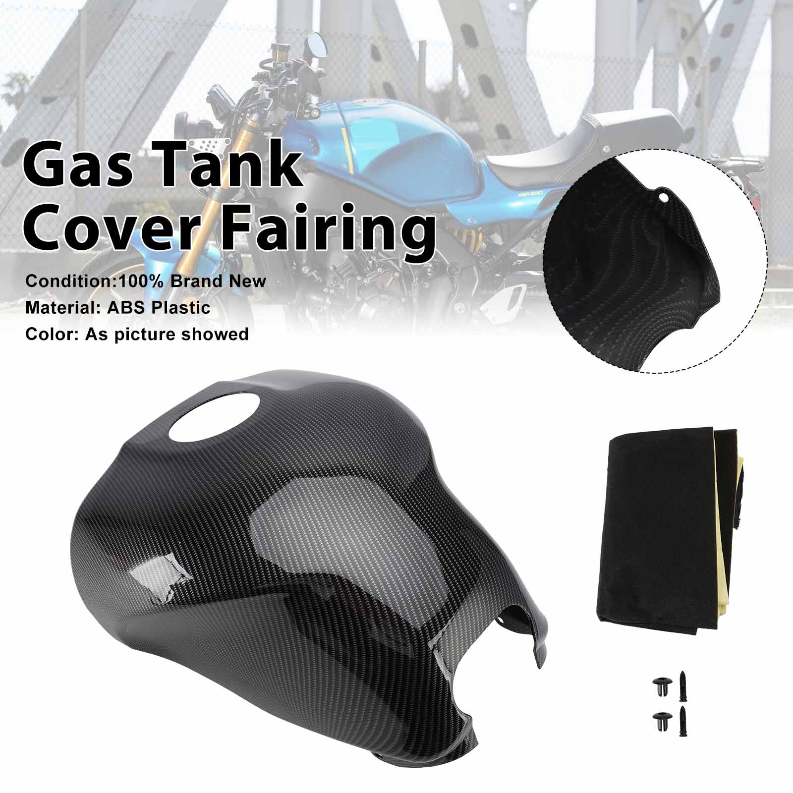Protection de carénage arrière de réservoir pour Yamaha XSR900 2022-2025 Carbon