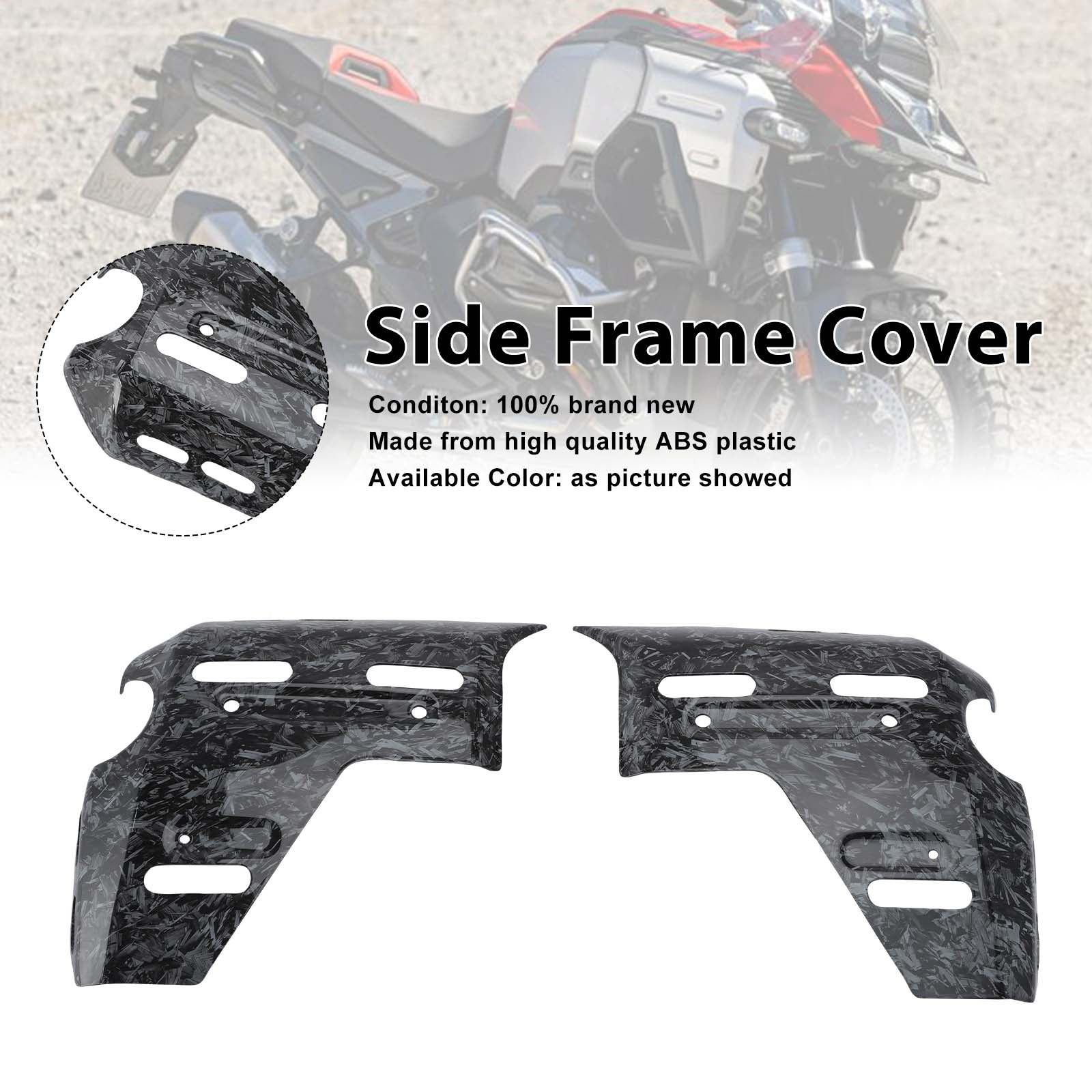 Cache de carénage latéral de cadre pour BMW R1300GS ADV 2025-2026 Forge