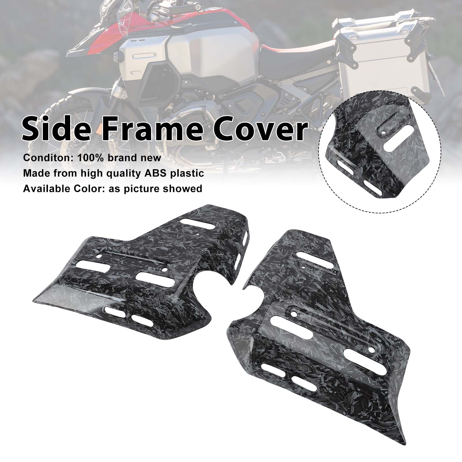 Cache de carénage latéral de cadre pour BMW R1300GS ADV 2025-2026 Forge