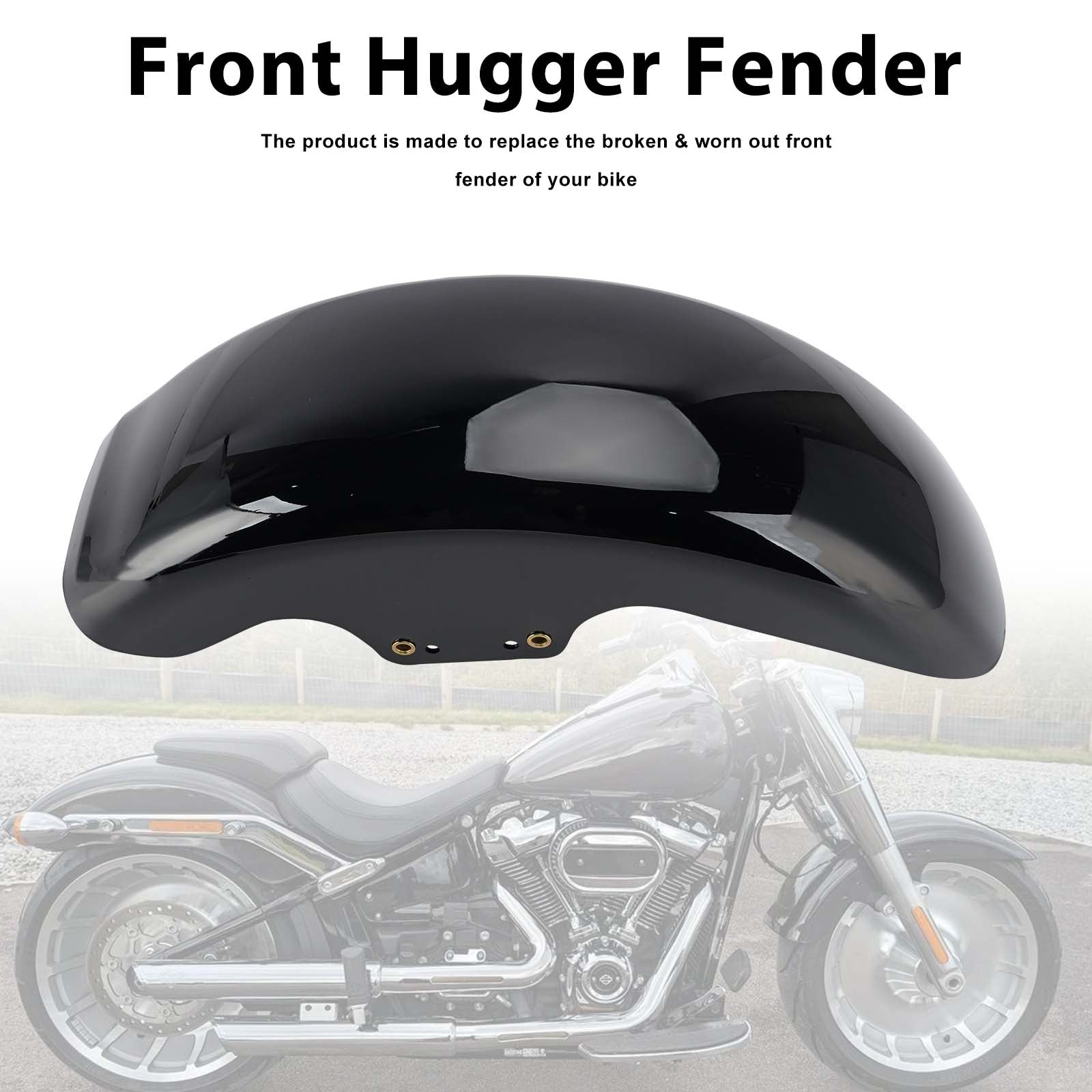 Garde-boue avant pour Softail FLFB 18-20 25-26 FLFBS 2018-2024