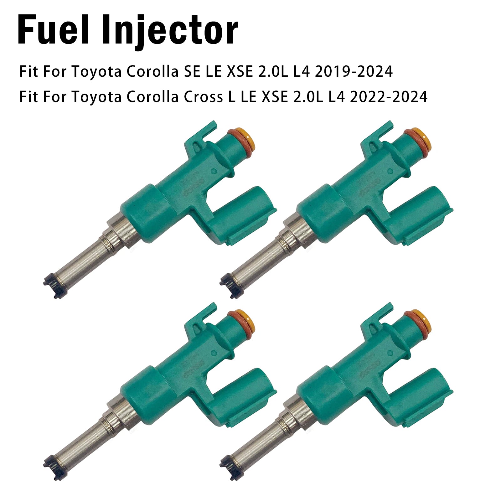 4X Injecteur Carburant Pour Toyota Corolla SE 2.0L L4 2019-2024 23209-29165