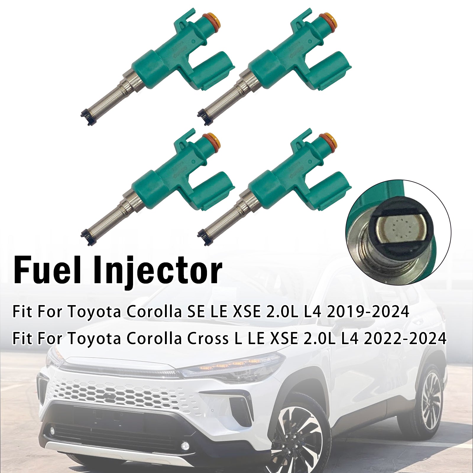 4X Injecteur Carburant Pour Toyota Corolla SE 2.0L L4 2019-2024 23209-29165