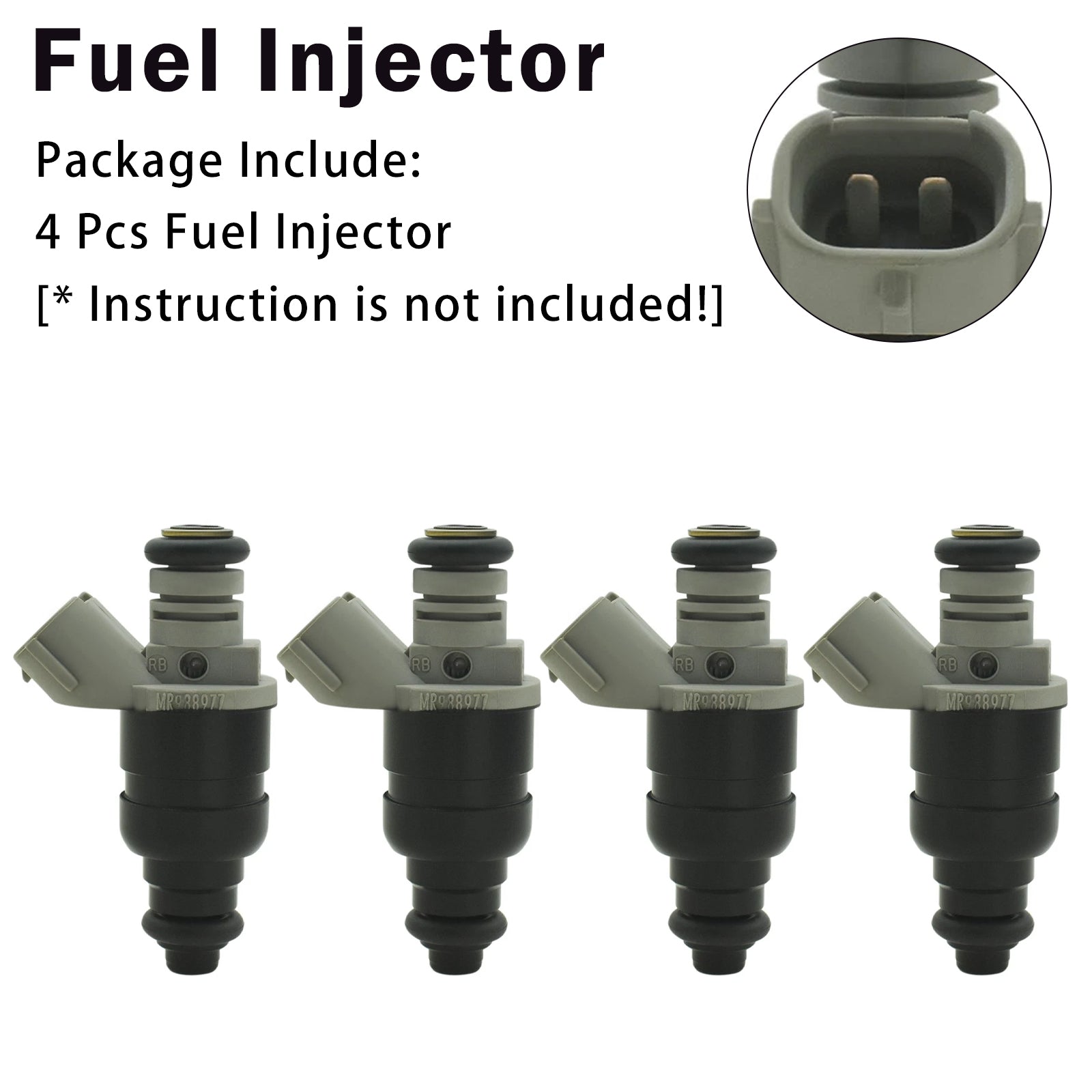 4X Injecteur Carburant Pour Mitsubishi Colt 1.3L Smart Pourfour 04-08 MR988977