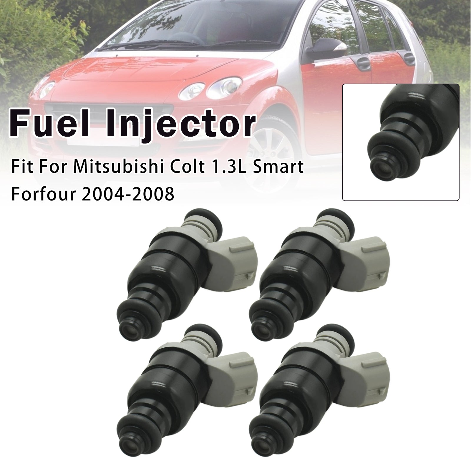 4X Injecteur Carburant Pour Mitsubishi Colt 1.3L Smart Pourfour 04-08 MR988977