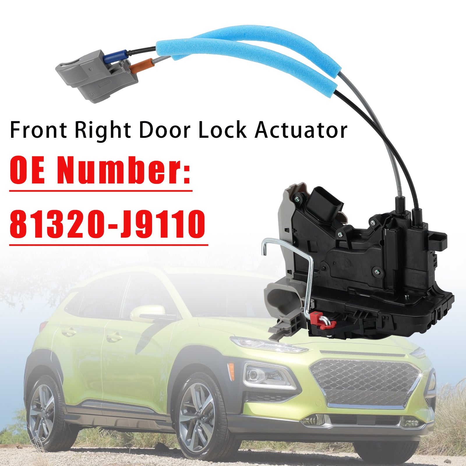 Actionneur Verrou Porte Avant Droit 81320-J9110 Pour Hyundai Kona 18-20