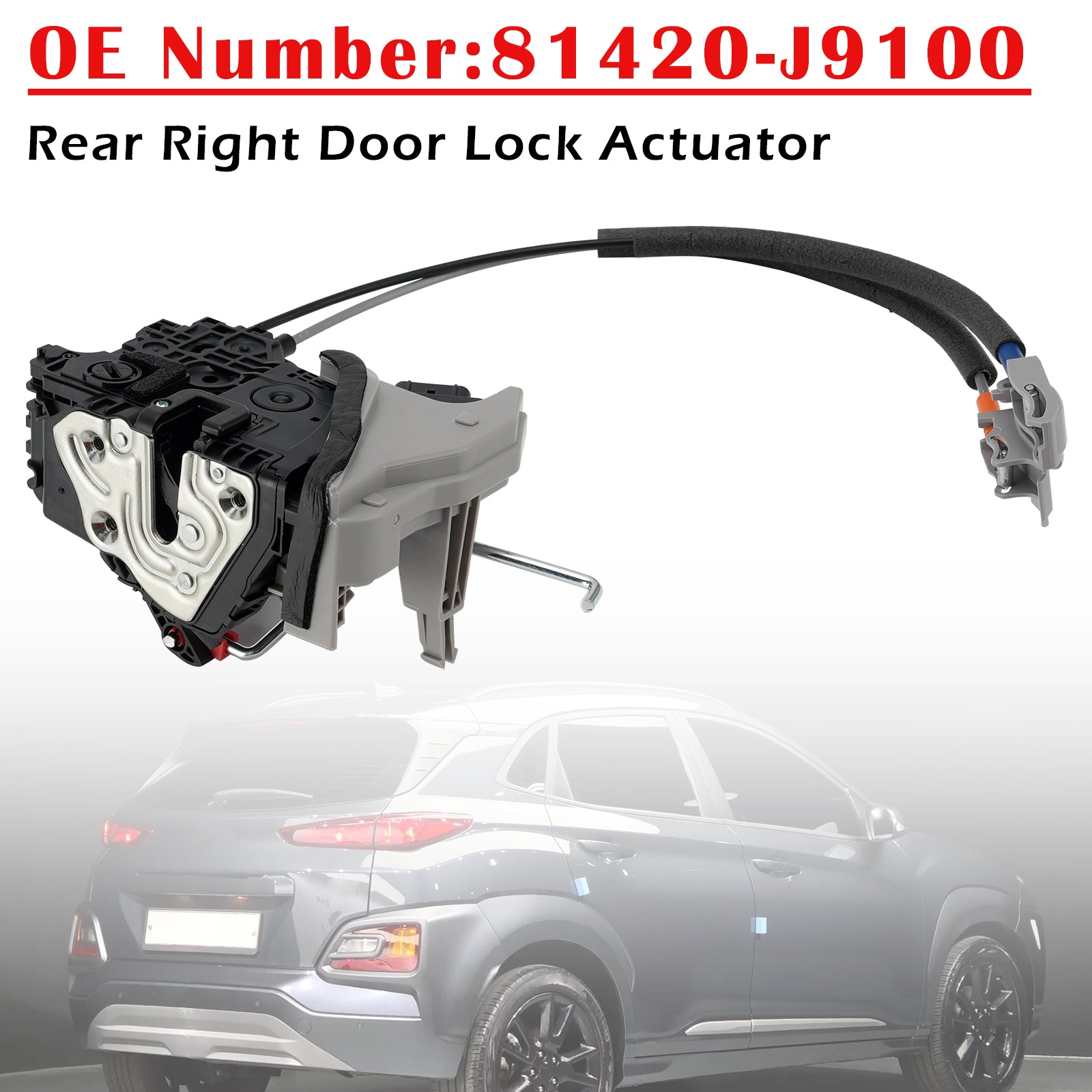 Actionneur Verrou Porte Arrière Droite 81420-J9100 Pour Hyundai Kona 18-20