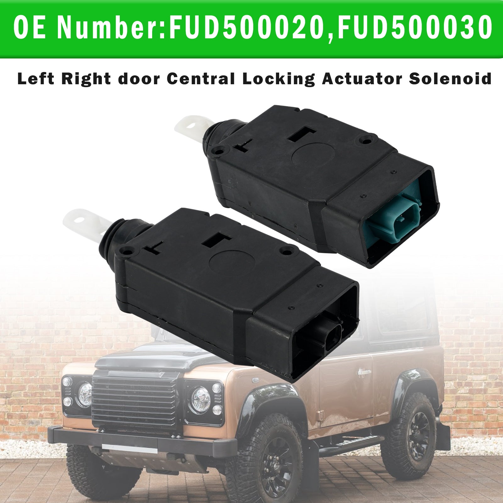 Paire Actionneur Solénoïde Verrouillage Central Pour Land Rover Defender 02-16
