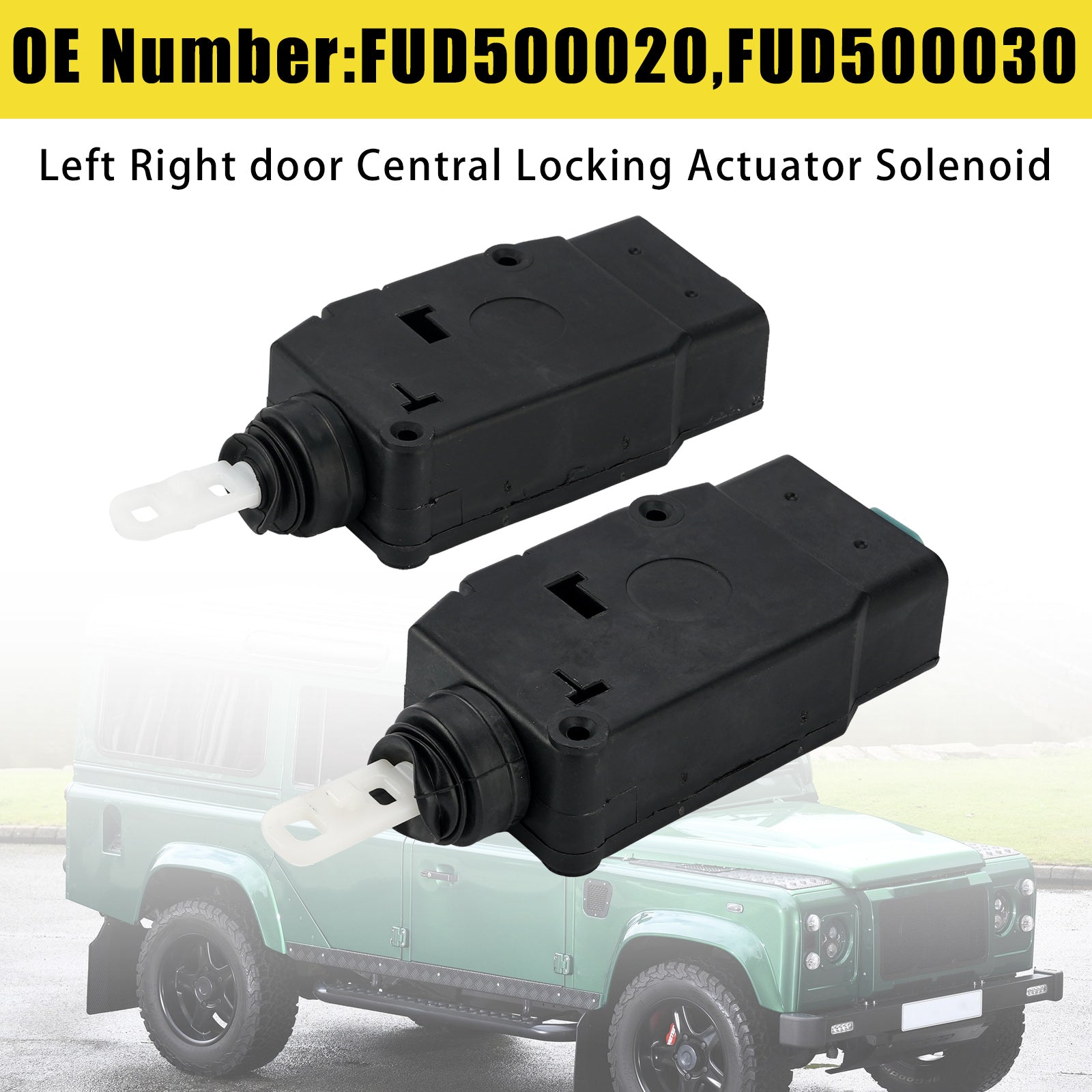 Paire Actionneur Solénoïde Verrouillage Central Pour Land Rover Defender 02-16
