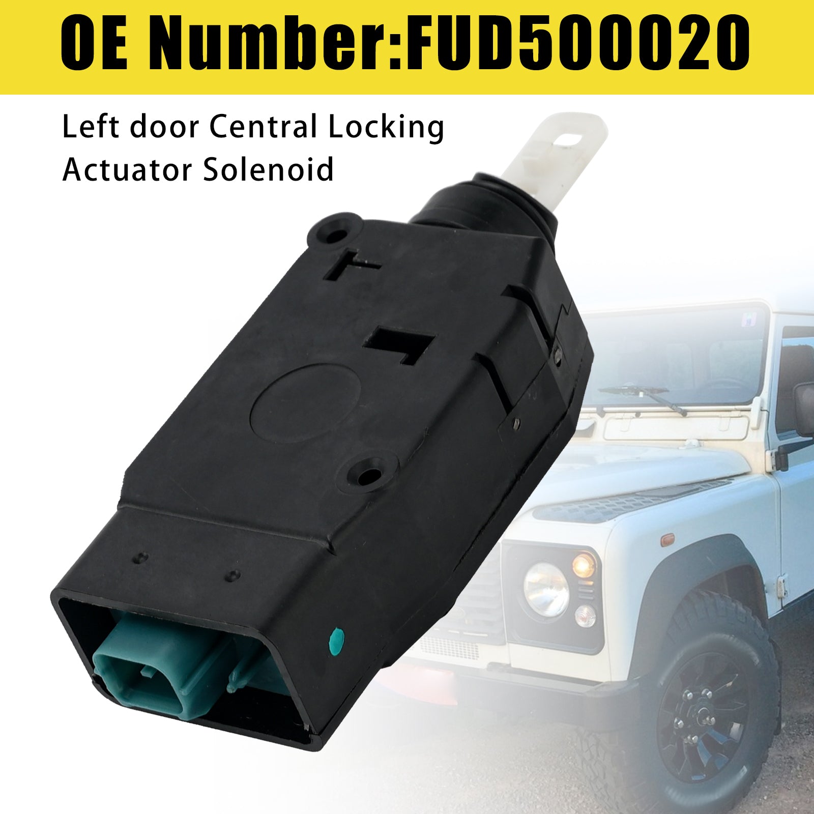 Actionneur solénoïde serrure porte gauche FUD500020 Pour Land Rover Defender