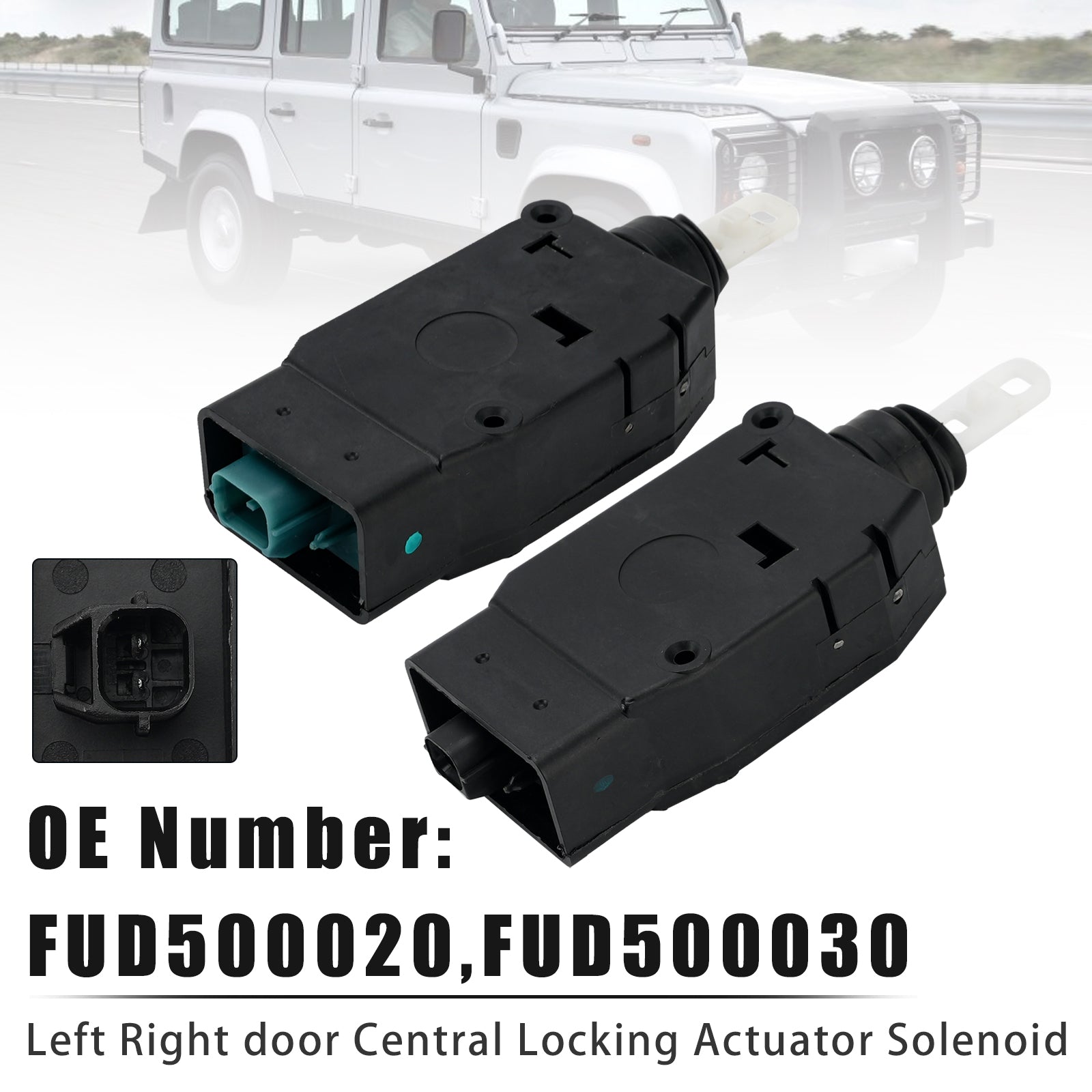 Paire Actionneur Solénoïde Verrouillage Central Pour Land Rover Defender 02-16