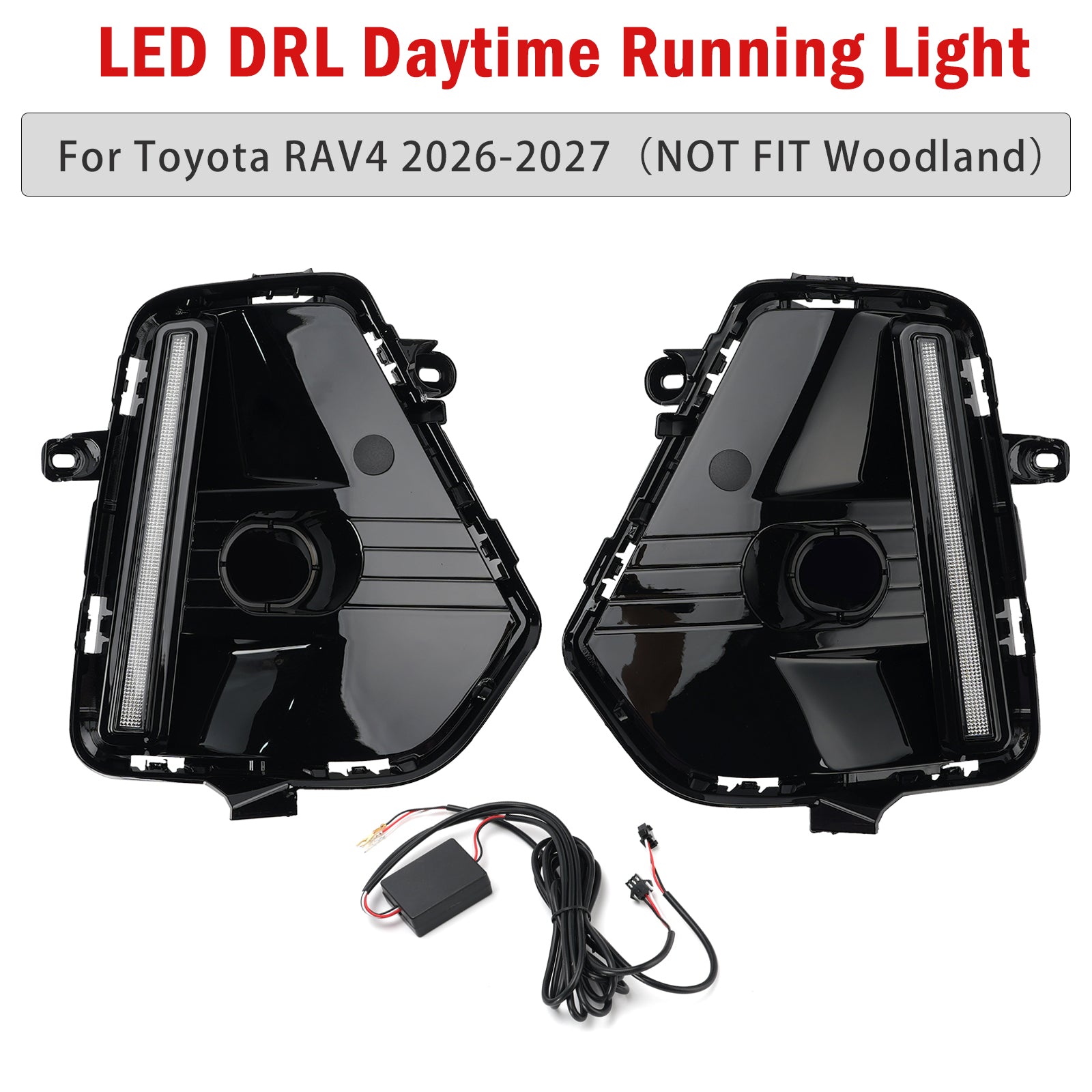 Paire Feu De Jour Pare-Chocs Avant Pour Toyota RAV4 2026-2027