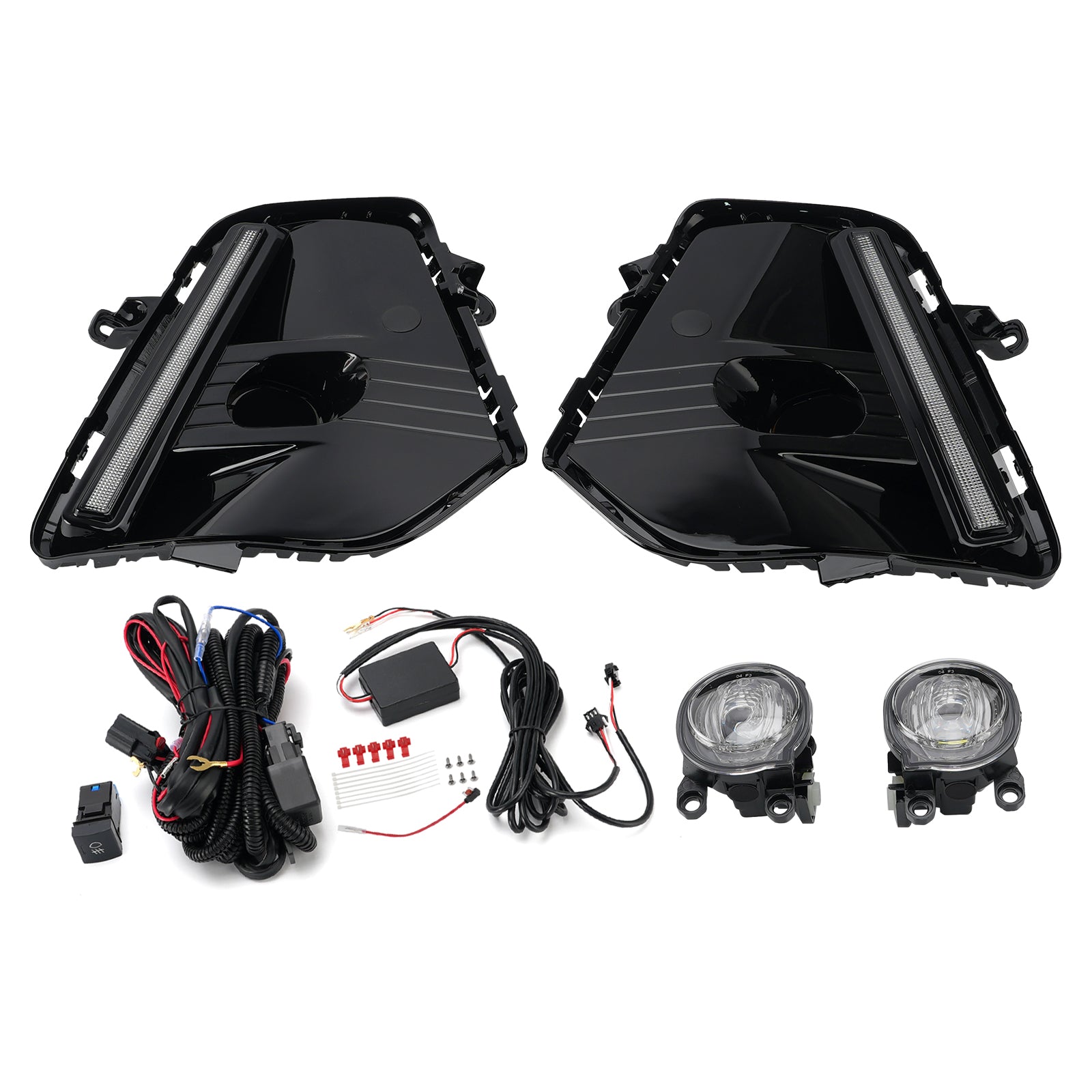Jeu De Phares Antibrouillard & Feu De Jour LED DRL Pour Toyota RAV4 2026-2027
