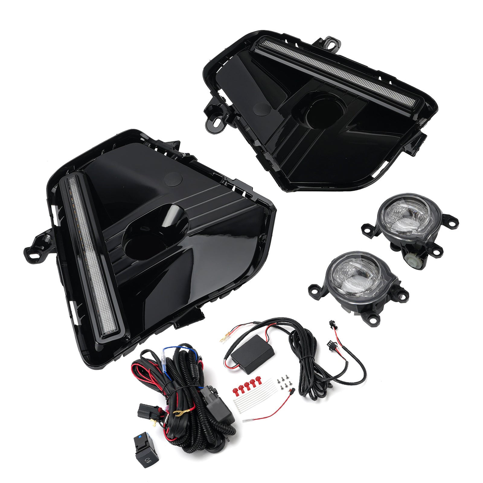 Jeu De Phares Antibrouillard & Feu De Jour LED DRL Pour Toyota RAV4 2026-2027