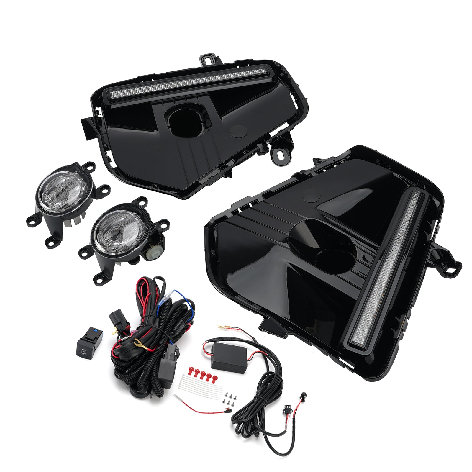 Jeu De Phares Antibrouillard & Feu De Jour LED DRL Pour Toyota RAV4 2026-2027