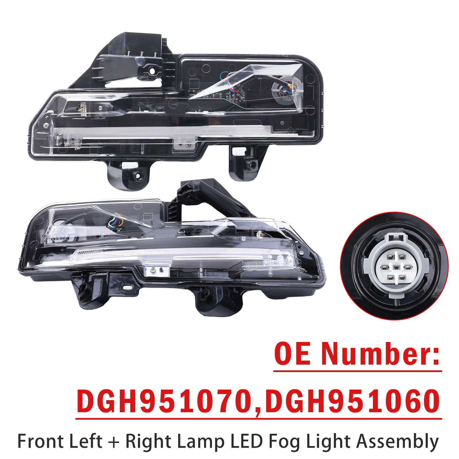 Feu antibrouillard avant DGH951070 DGH951060 Pour Mazda CX30 2020-2023