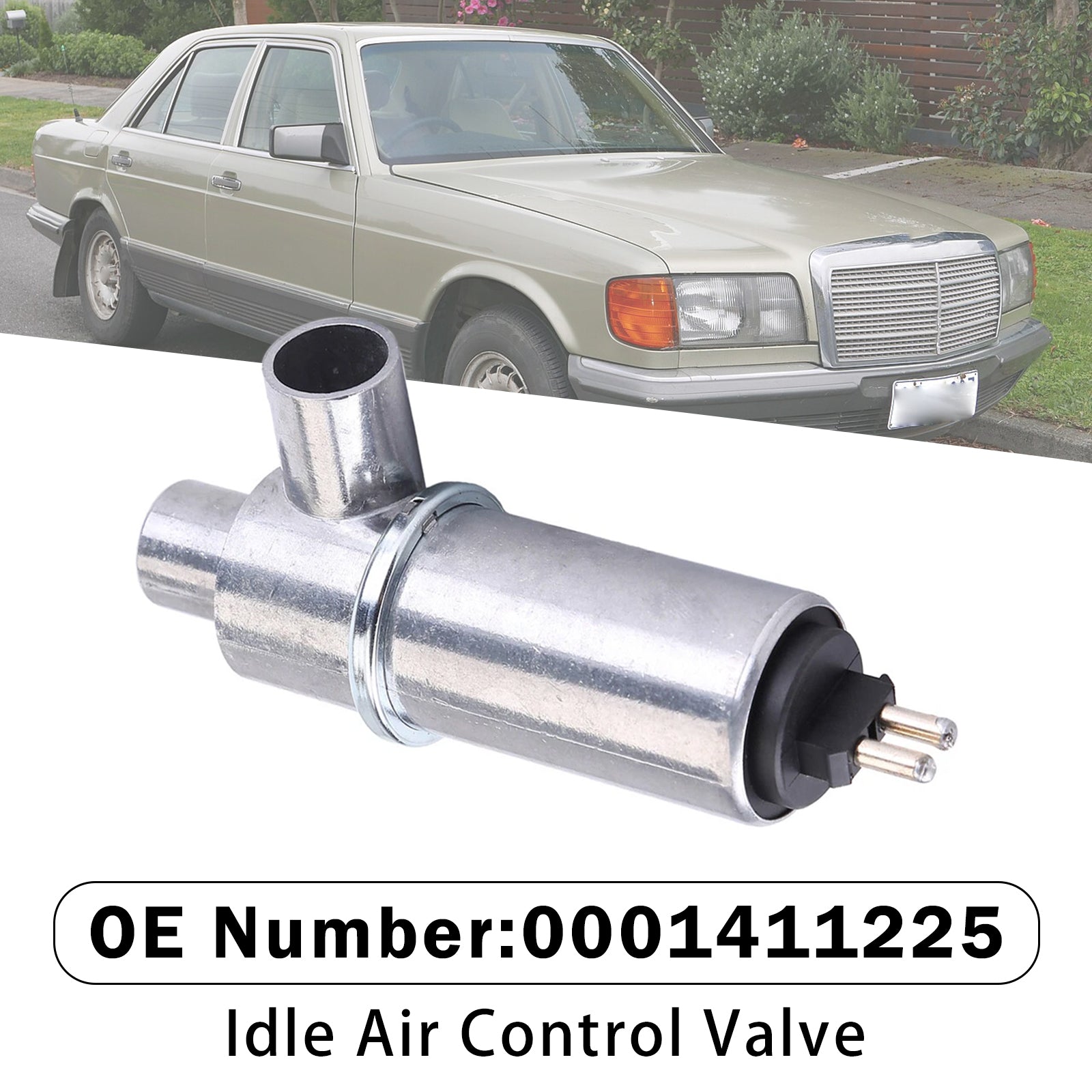 Vanne Régulateur Ralenti Air 0001411225 Pour Mercedes 380SL 380SEC 380SEL 500SEL
