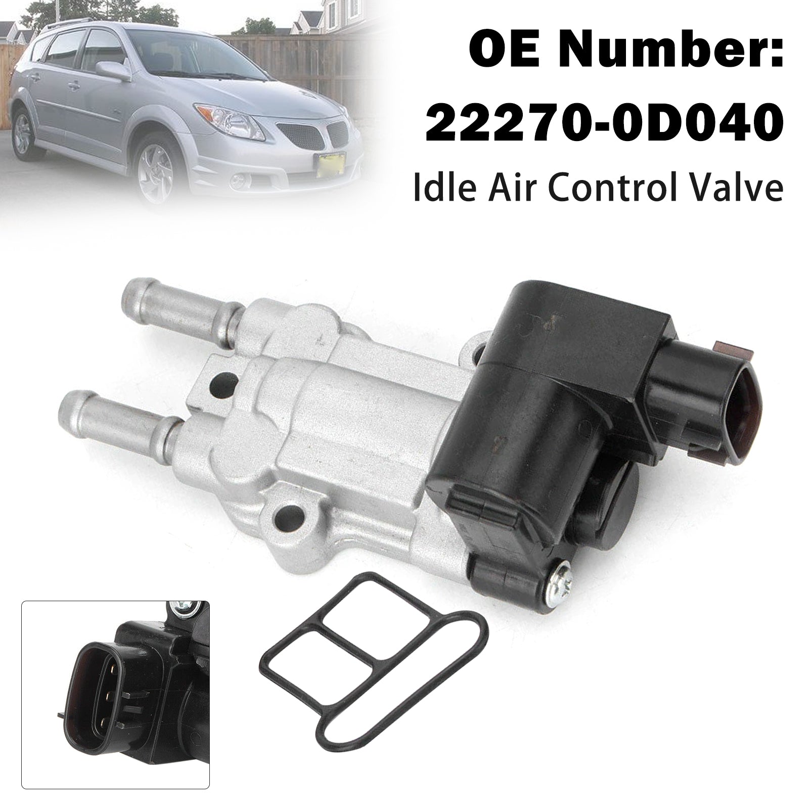Vanne Régulateur De Ralenti 22270-0D040 Pour Toyota Matrix Corolla 2003-2006