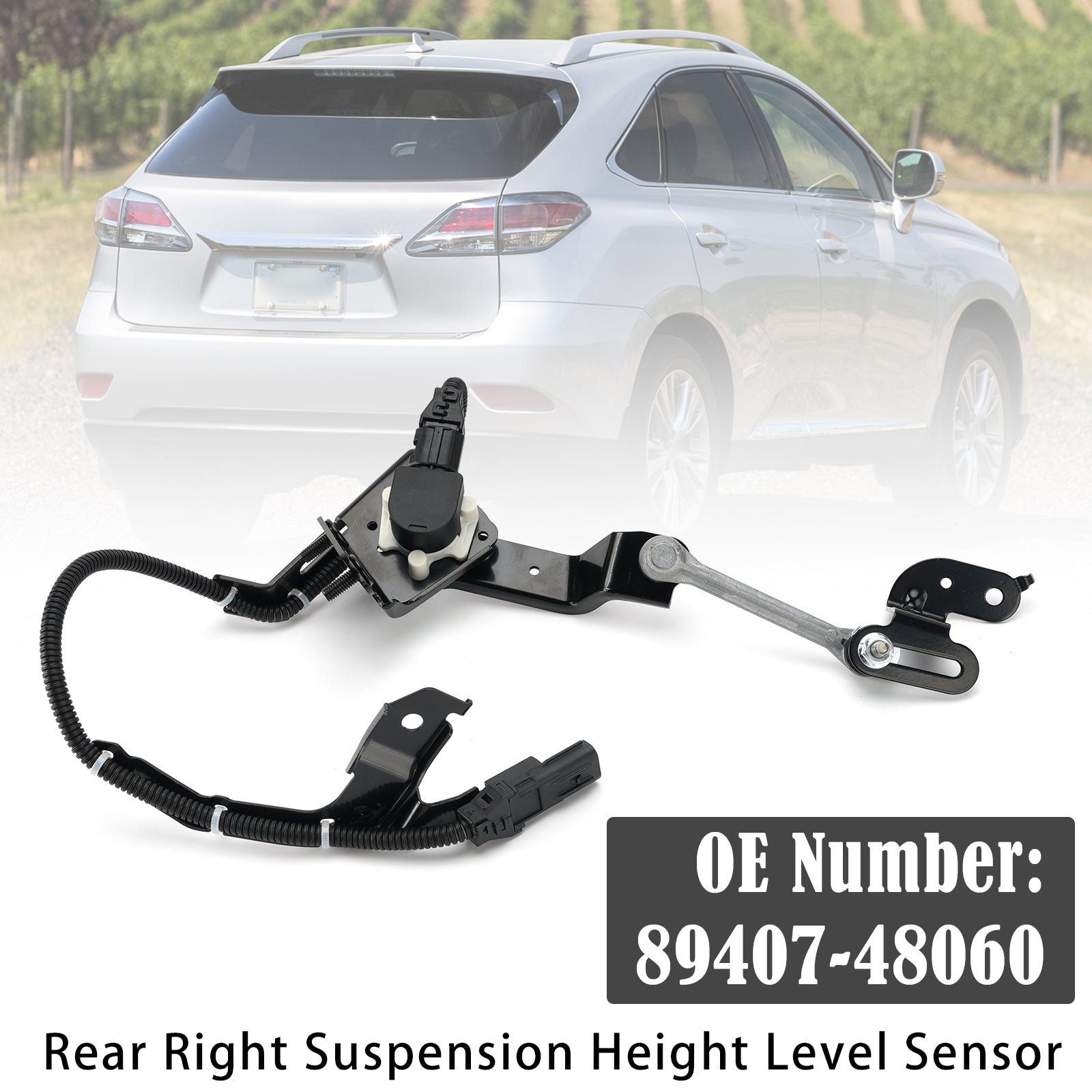 Capteur Niveau Hauteur Arrière Droite Pour Lexus GS450h RX350 2010-2013 V6 3.5L